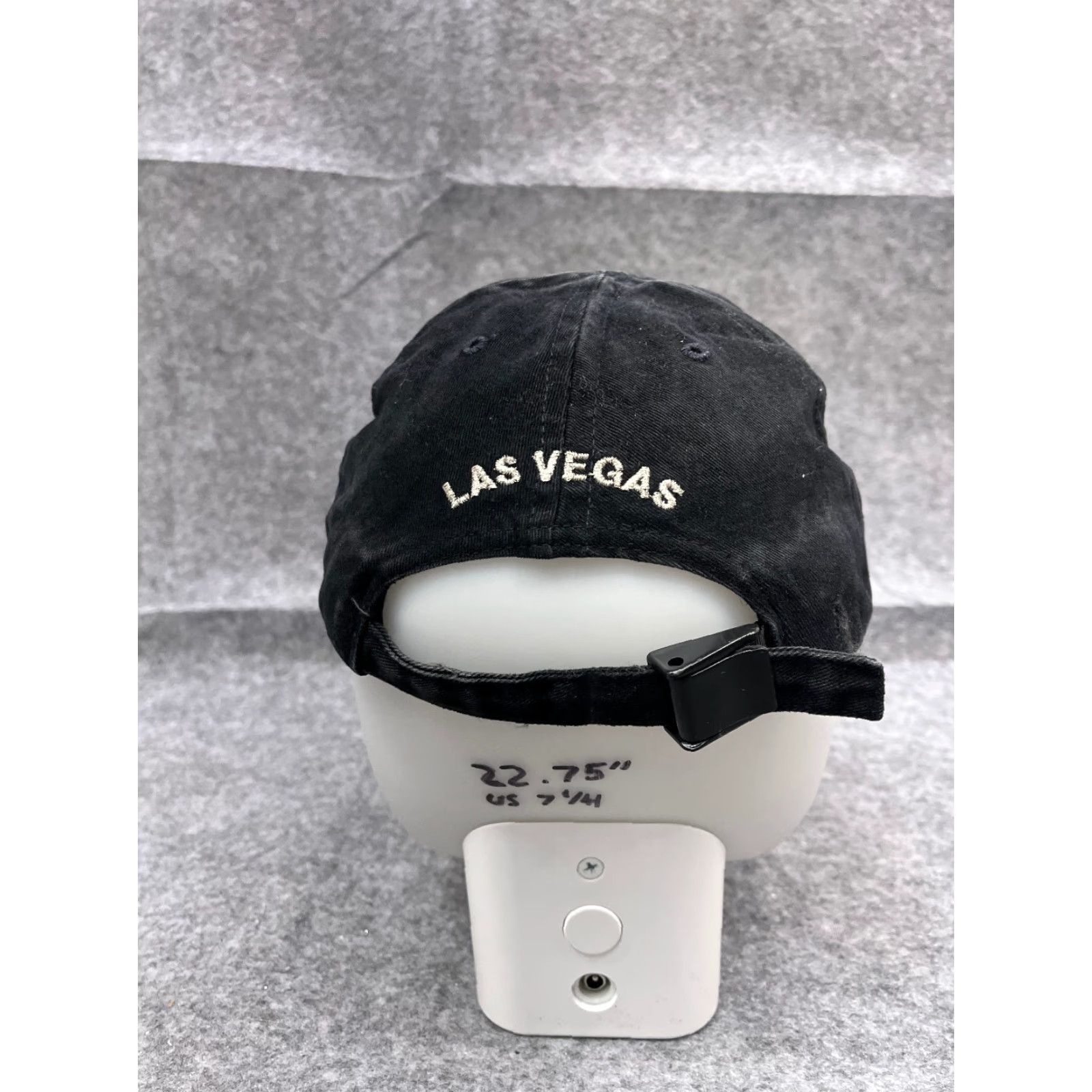 Vintage MGM Grand Hat Cap Strap Back Adult One Size Black 100% Cotton Studio 54 Las Vegas Casino Size ONE SIZE - 6 Thumbnail