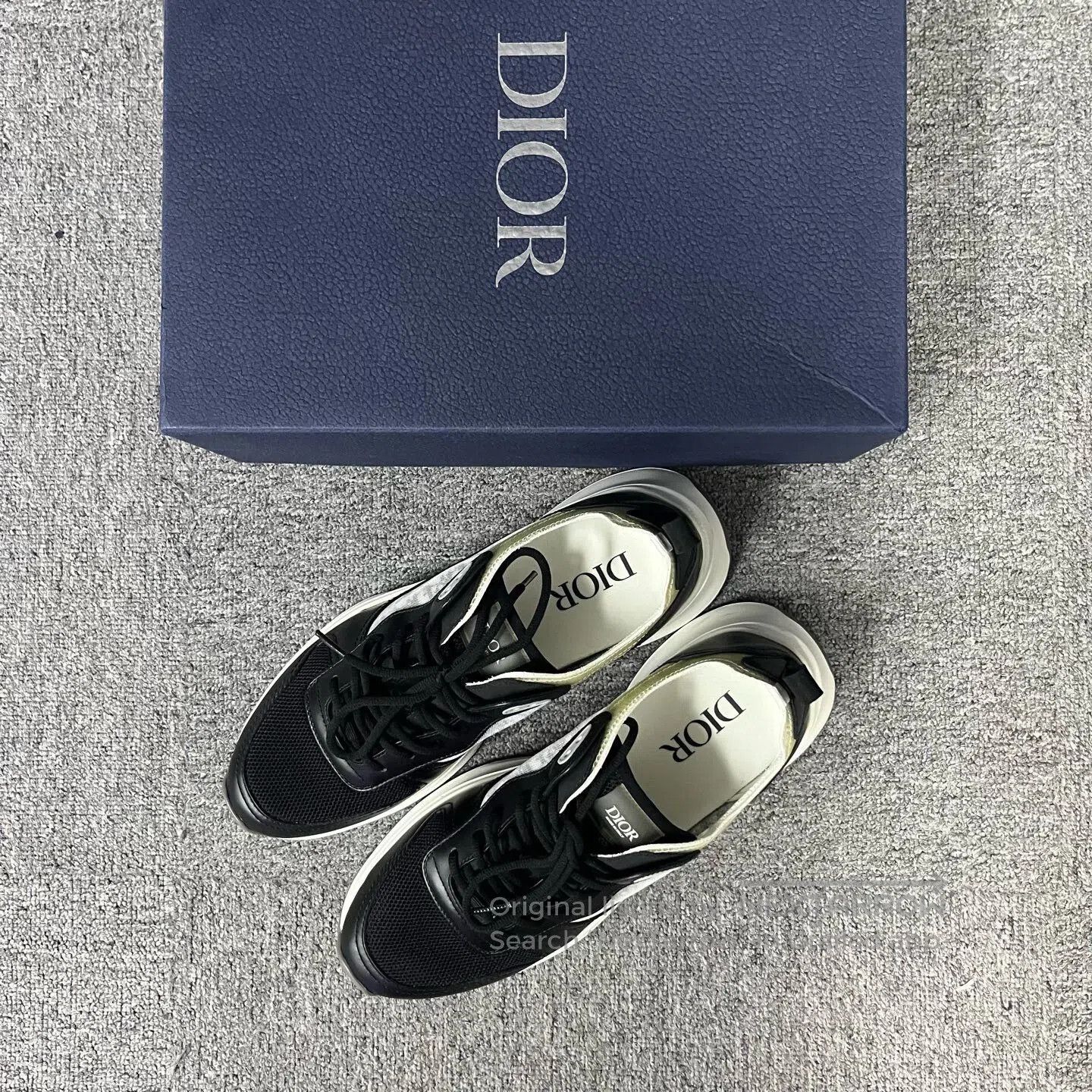 Japanese Brand Dior B25 Black Low-Top Casual Shoes. Size US 10 / EU 43 - 2 Thumbnail