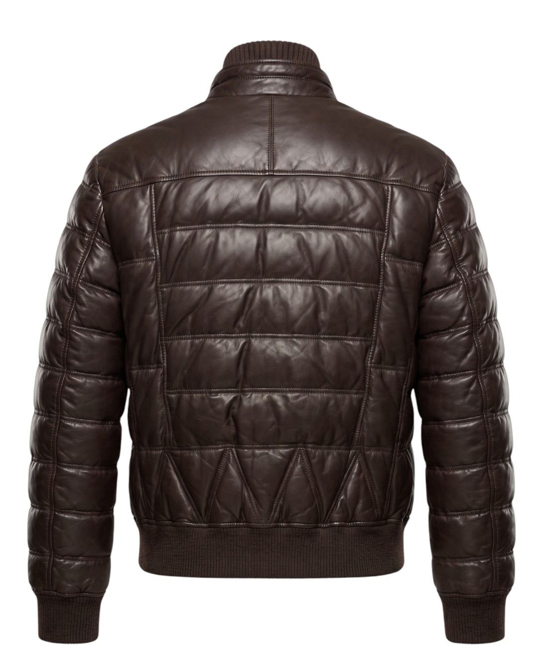 Yves Saint Laurent GOOSE DOWN PADDED LEATHER JACKET Size US L / EU 52-54 / 3 - 2 Thumbnail