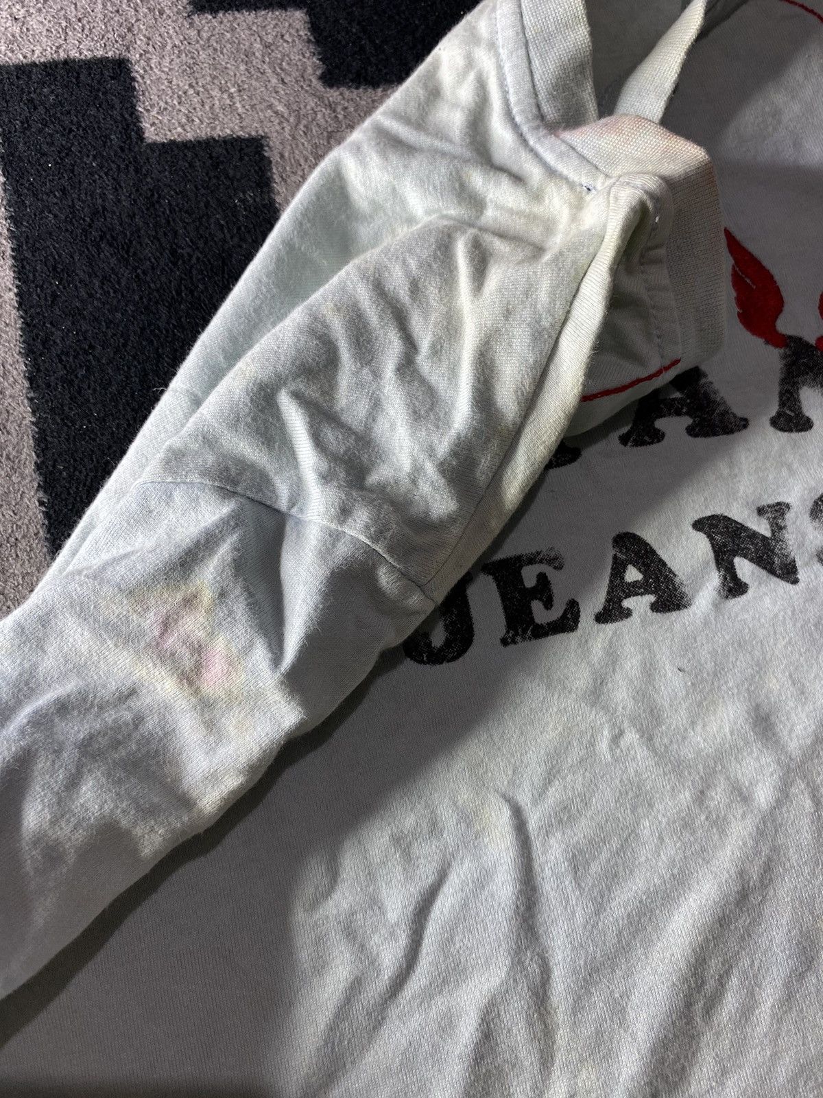 PPFM Vintage tiffany jeans double layers hybrid longsleeve tshirt Size US M / EU 48-50 / 2 - 4 Thumbnail