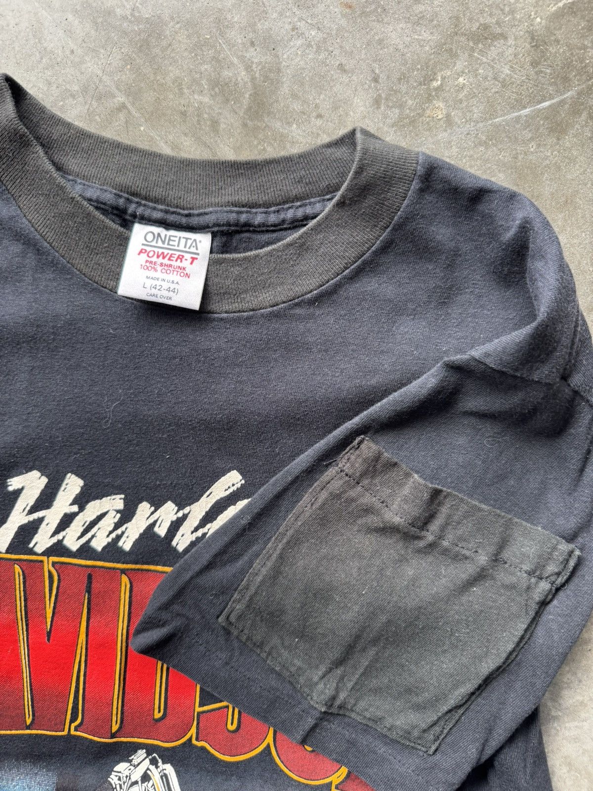 Harley Davidson × Vintage Vintage 1988 Harley Davidson Graphic Tee Custom True Vintage Size US L / EU 52-54 / 3 - 5 Thumbnail