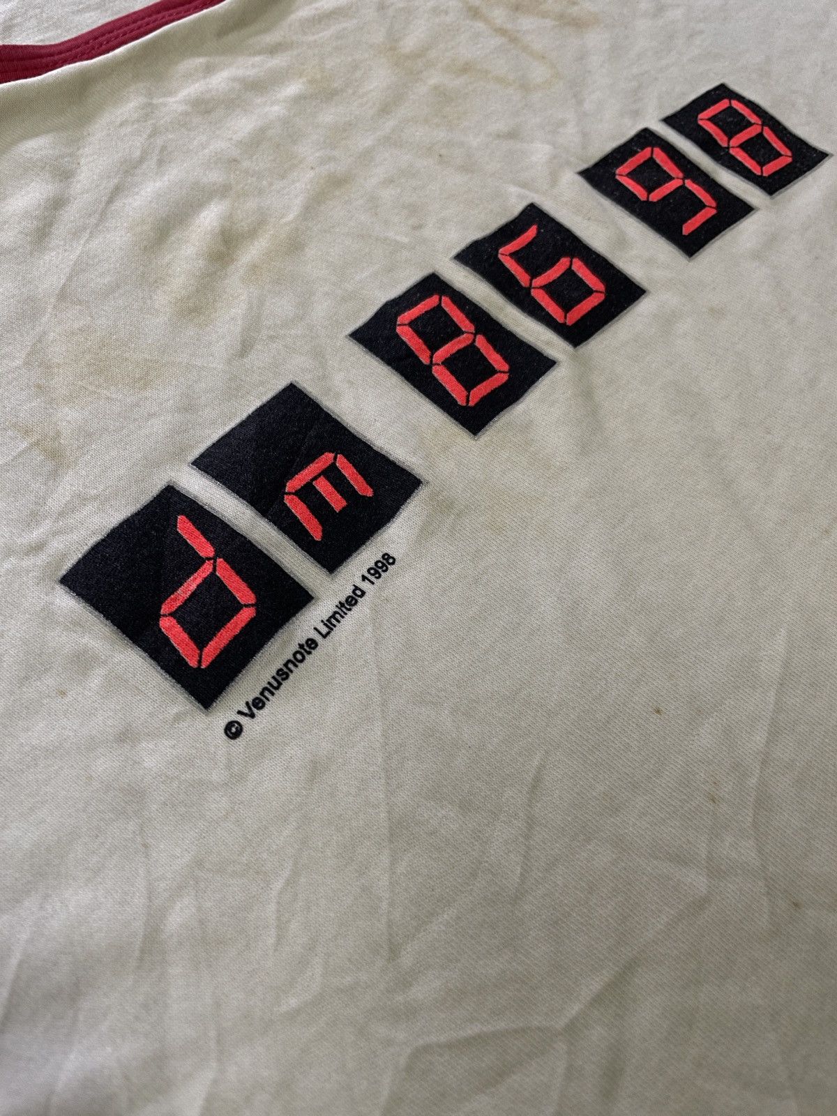 Band Tees × Vintage RARE Vintage 90s “DEPECHE MODE” Europe Ringer Band Tees Size US L / EU 52-54 / 3 - 4 Thumbnail