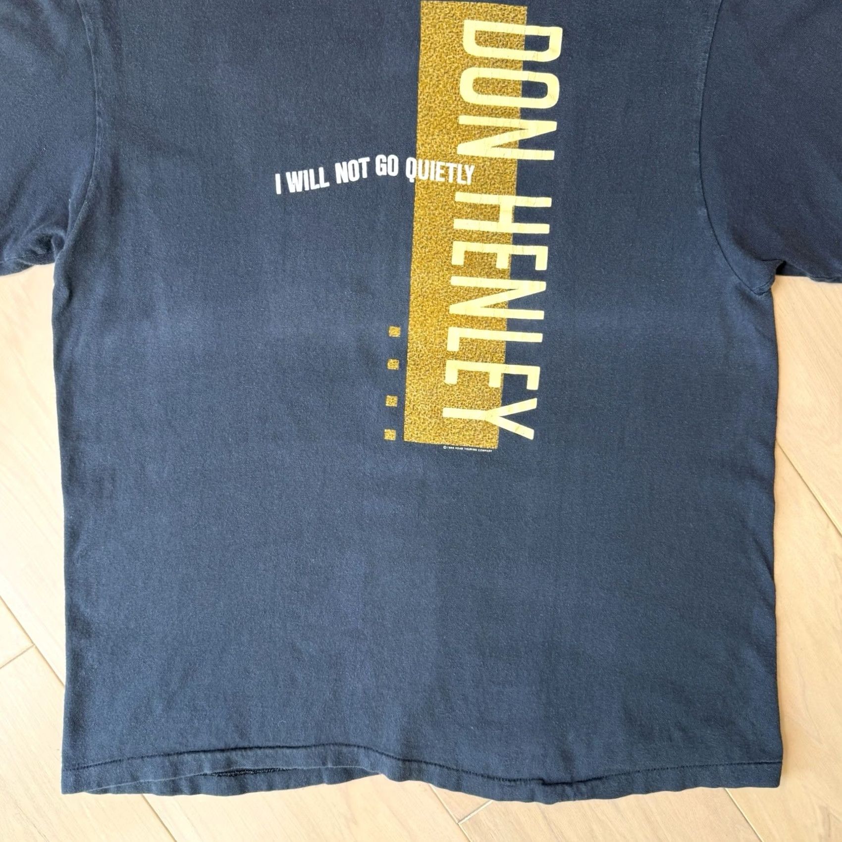 Vintage VINTAGE Don Henley Shirt Medium Black 80s The Eagles Rock Music USA Concert Aerosmith T-Shirt Mens Regular Short Sleeve Cotton Knit Size US M / EU 48-50 / 2 - 5 Thumbnail
