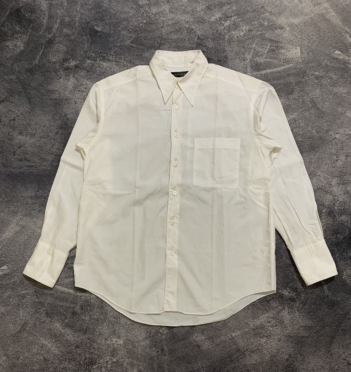 image of Peyton Place For Men Ppfm True White Button Shirt (Size XL)
