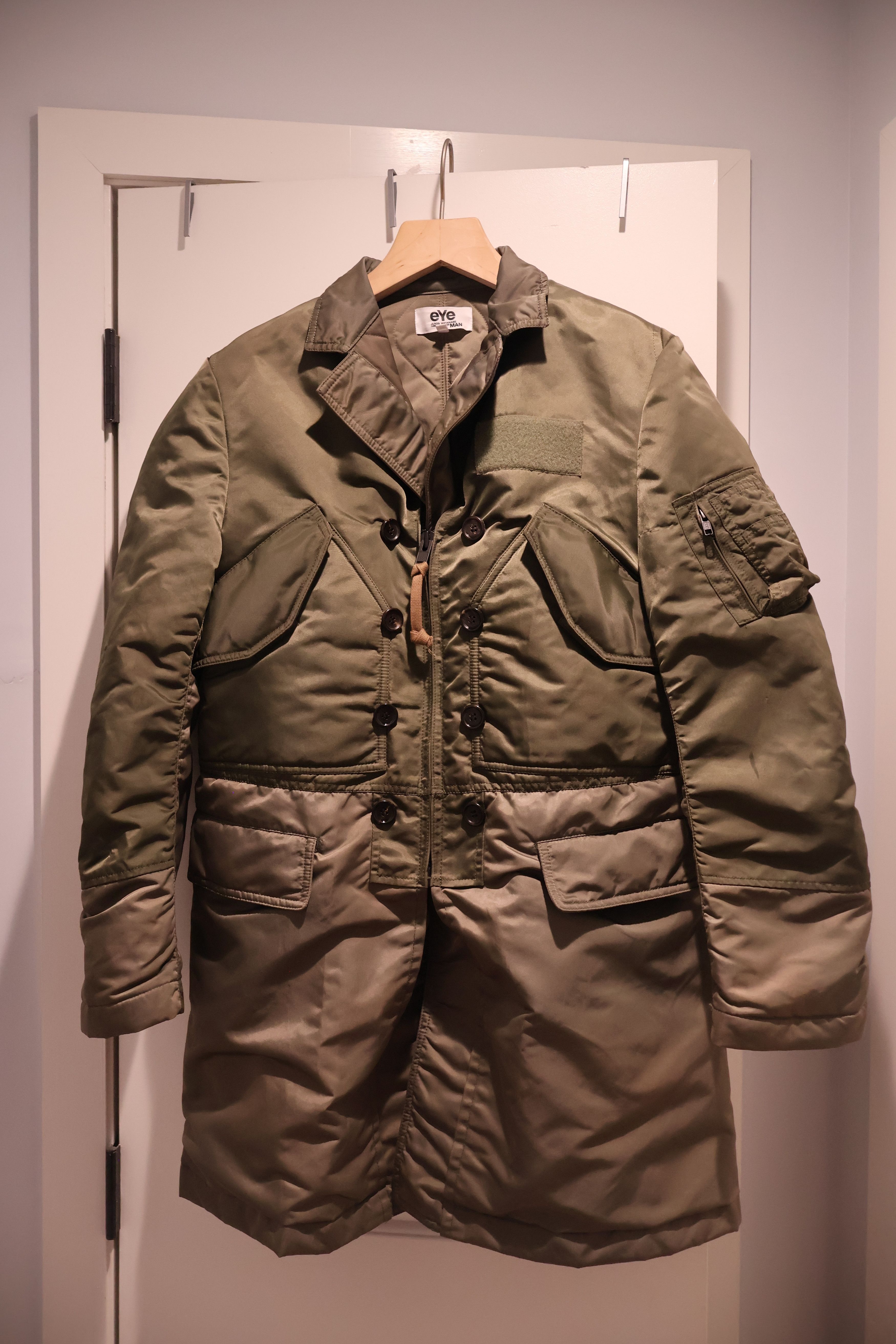 Junya Watanabe eYe Junya Watanabe Man deconstructed nylon green bomber Size US M / EU 48-50 / 2 - 3 Thumbnail