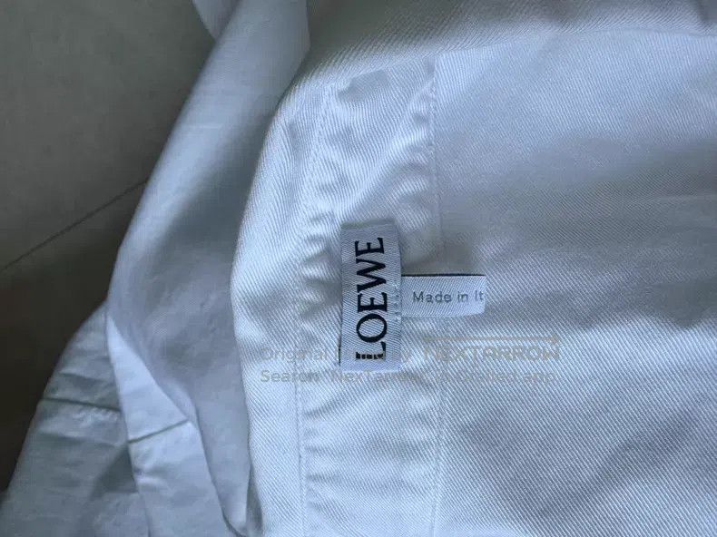Loewe Loewe White long-sleeve shirt, 100% pure cotton Size US XXS / EU 40 - 2 Thumbnail
