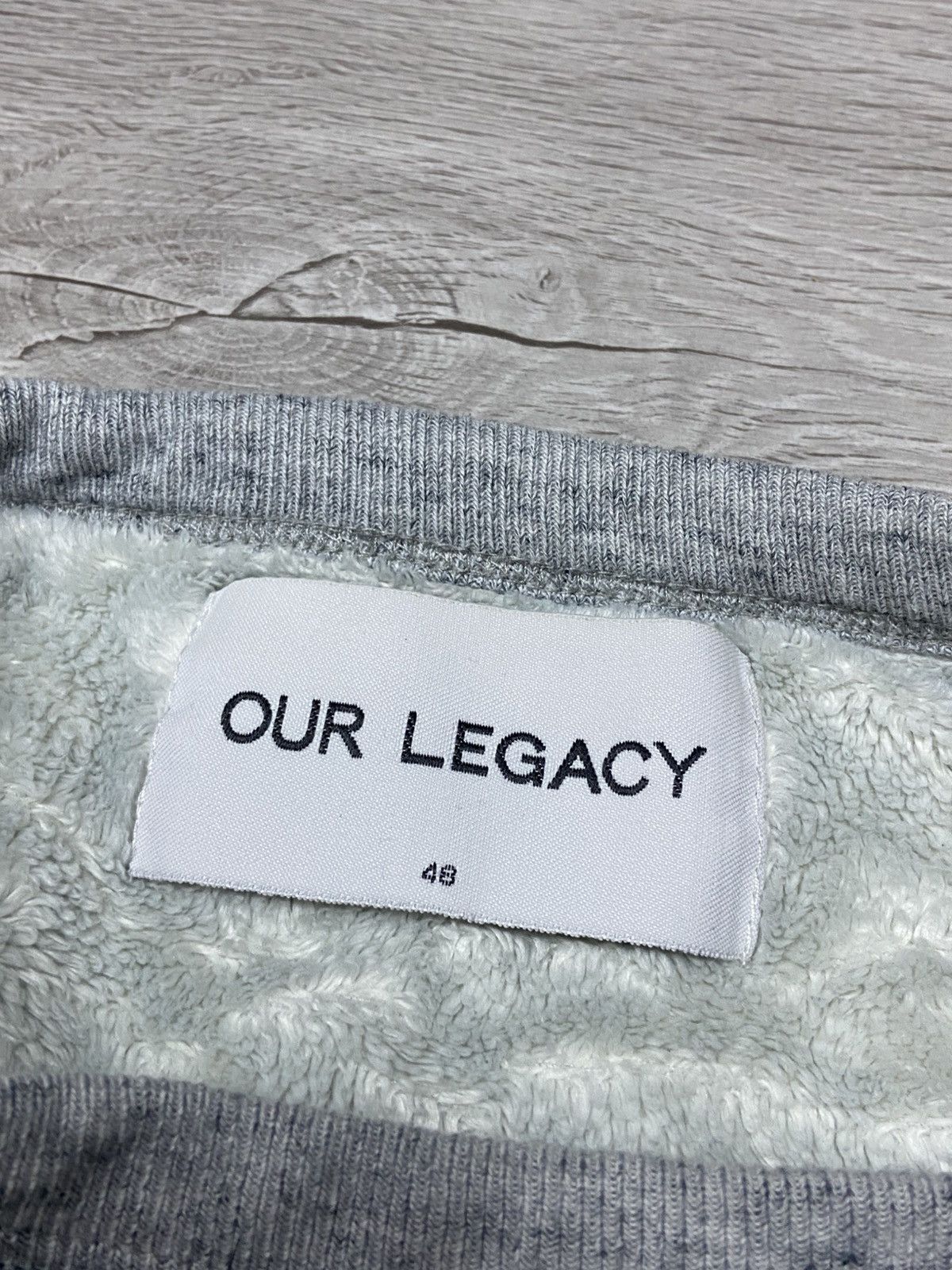 Our Legacy Our Legacy vintage fleece melange thick sweatshirt Size US M / EU 48-50 / 2 - 3 Thumbnail