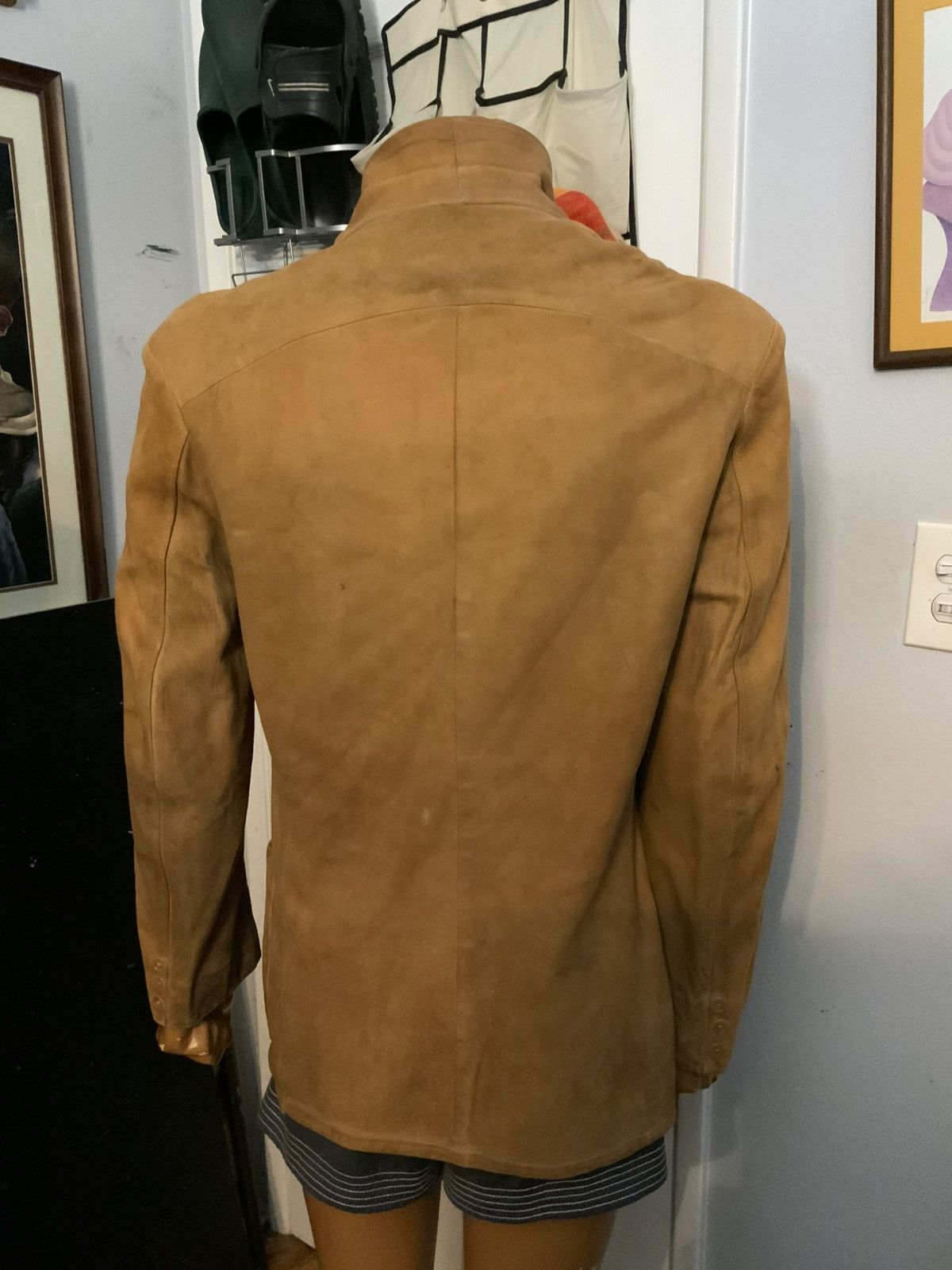 Vintage Vintage 1940s 1950s Summers Suede Barn Chore Leather Jacket Size US M / EU 48-50 / 2 - 19 Thumbnail