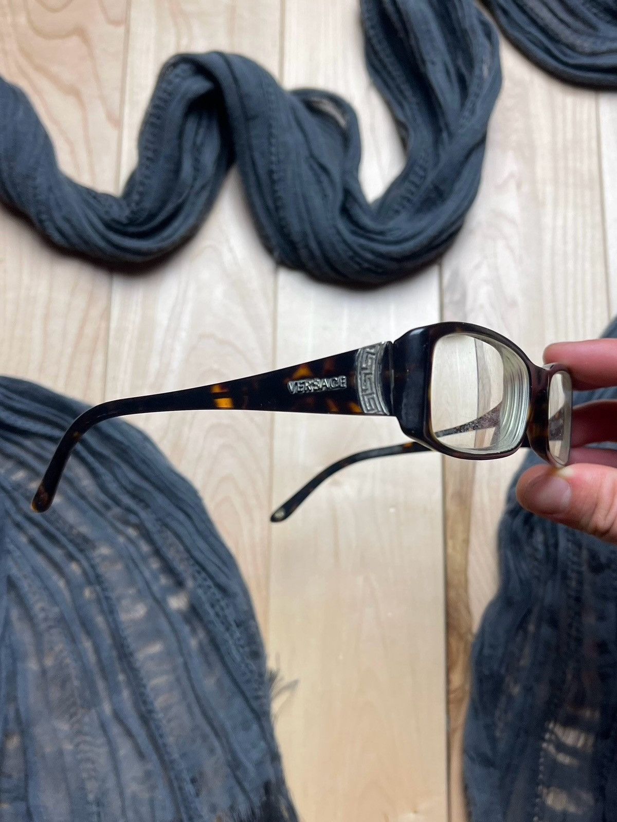 Versace Versace Tortoiseshell Brown Medusa Prescription Frames Size ONE SIZE - 1 Thumbnail