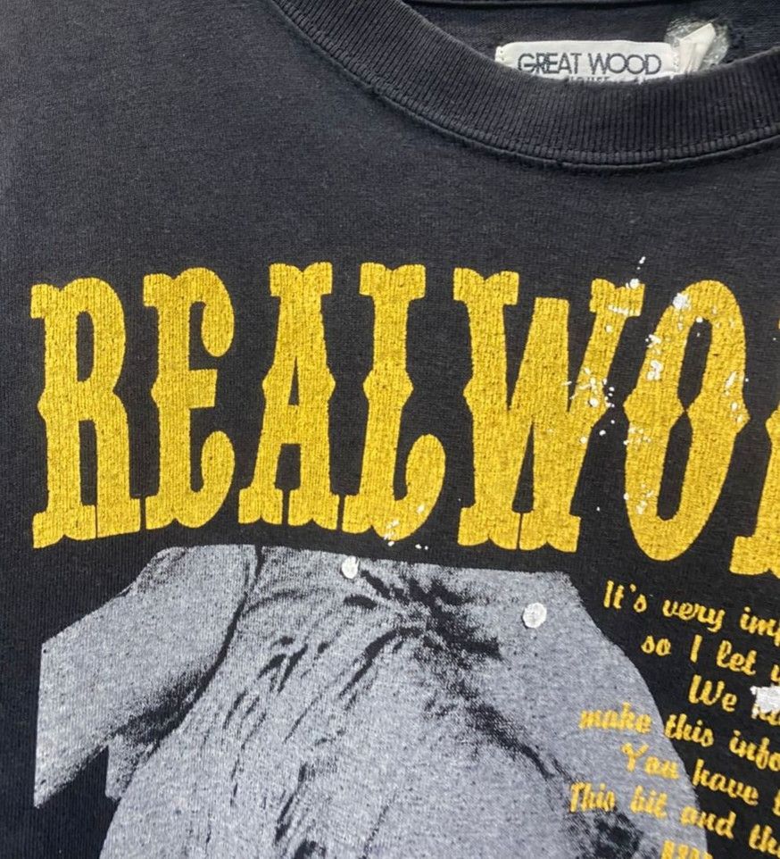 Japanese Brand Vintage Great Wood House Real World Watch Intently Tshirt Size US L / EU 52-54 / 3 - 3 Thumbnail