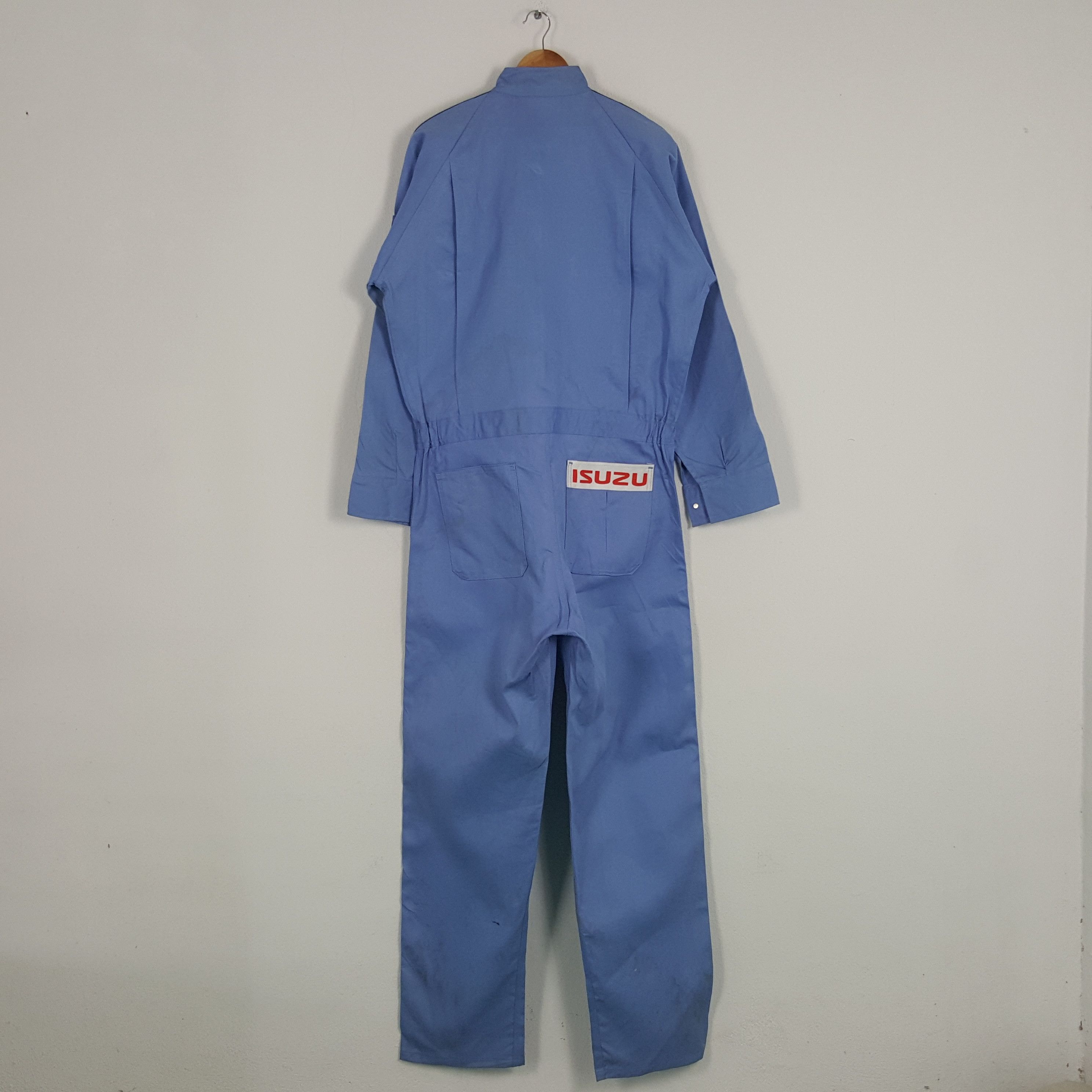 Japanese Brand × Vintage Vintage Isuzu Racing Team Worker Coverall Jacket Size US L / EU 52-54 / 3 - 6 Thumbnail