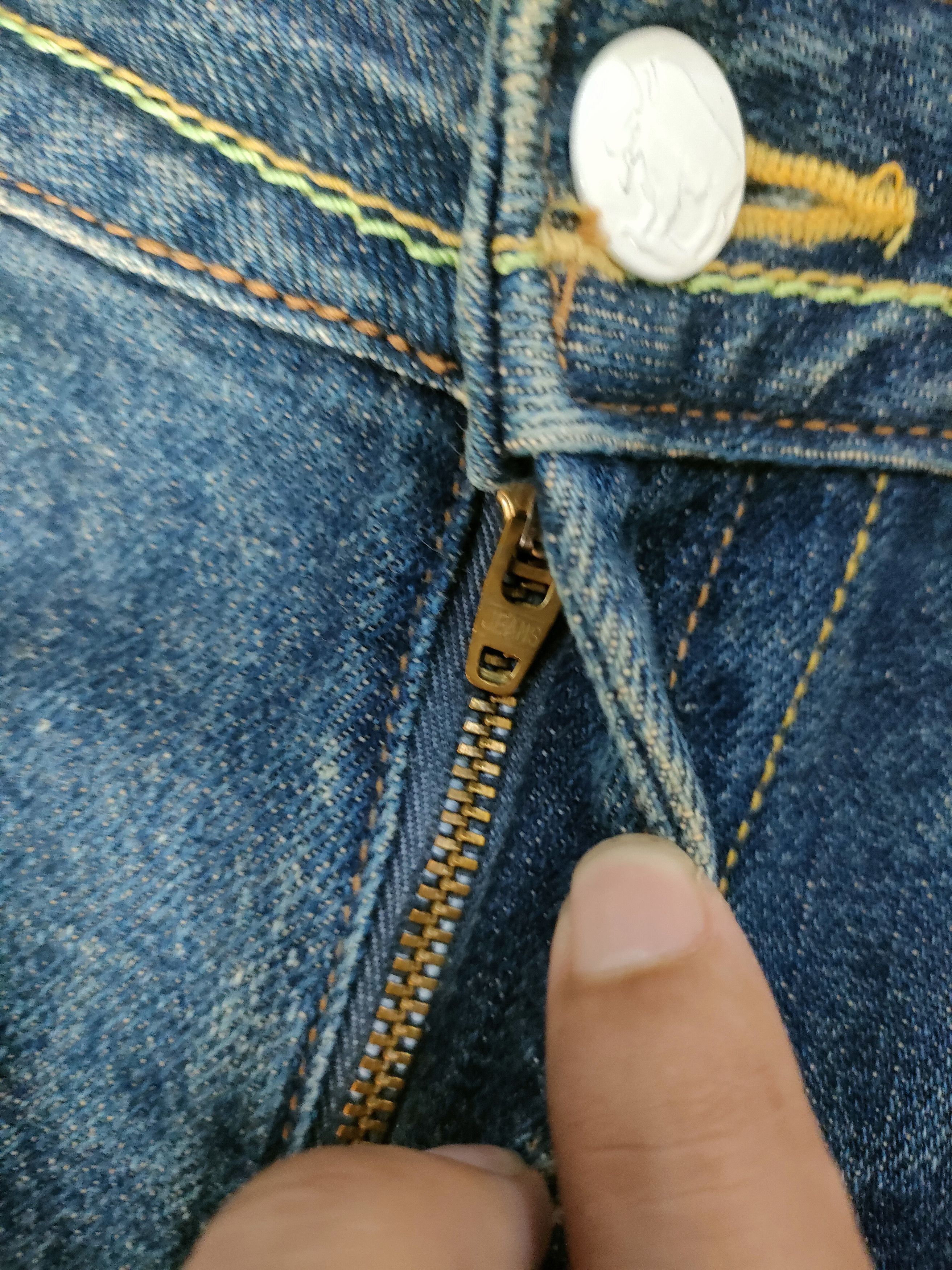 If Six Was Nine Georgia Love Painting Jeans Size US 32 / EU 48 - 6 Thumbnail