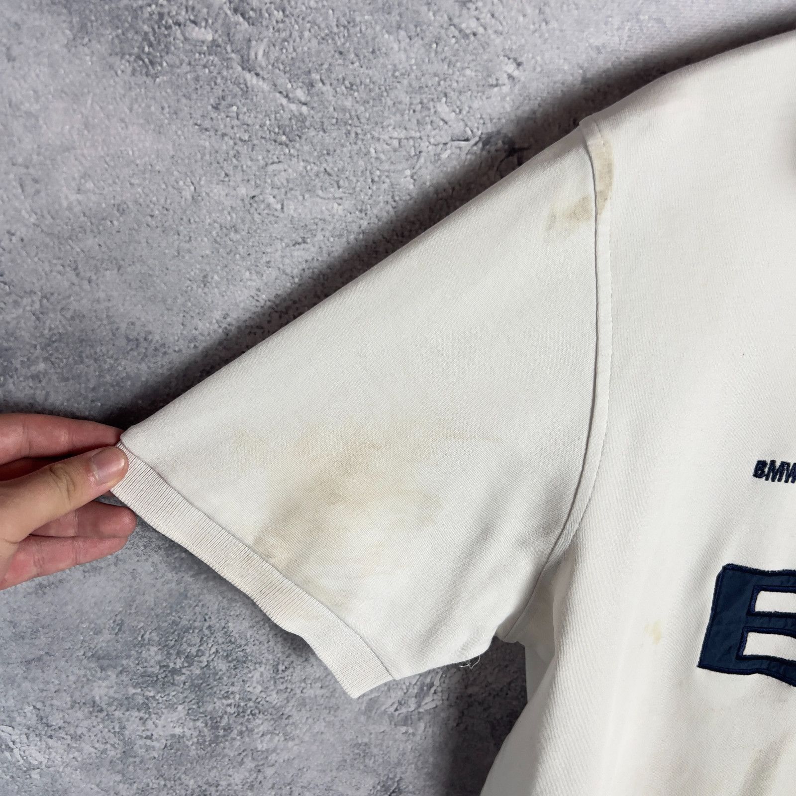 BMW Bmw Polo Shirt F1 Men's Size XXL White Cotton Short Sleeve` Size US XXL / EU 58 / 5 - 5 Thumbnail