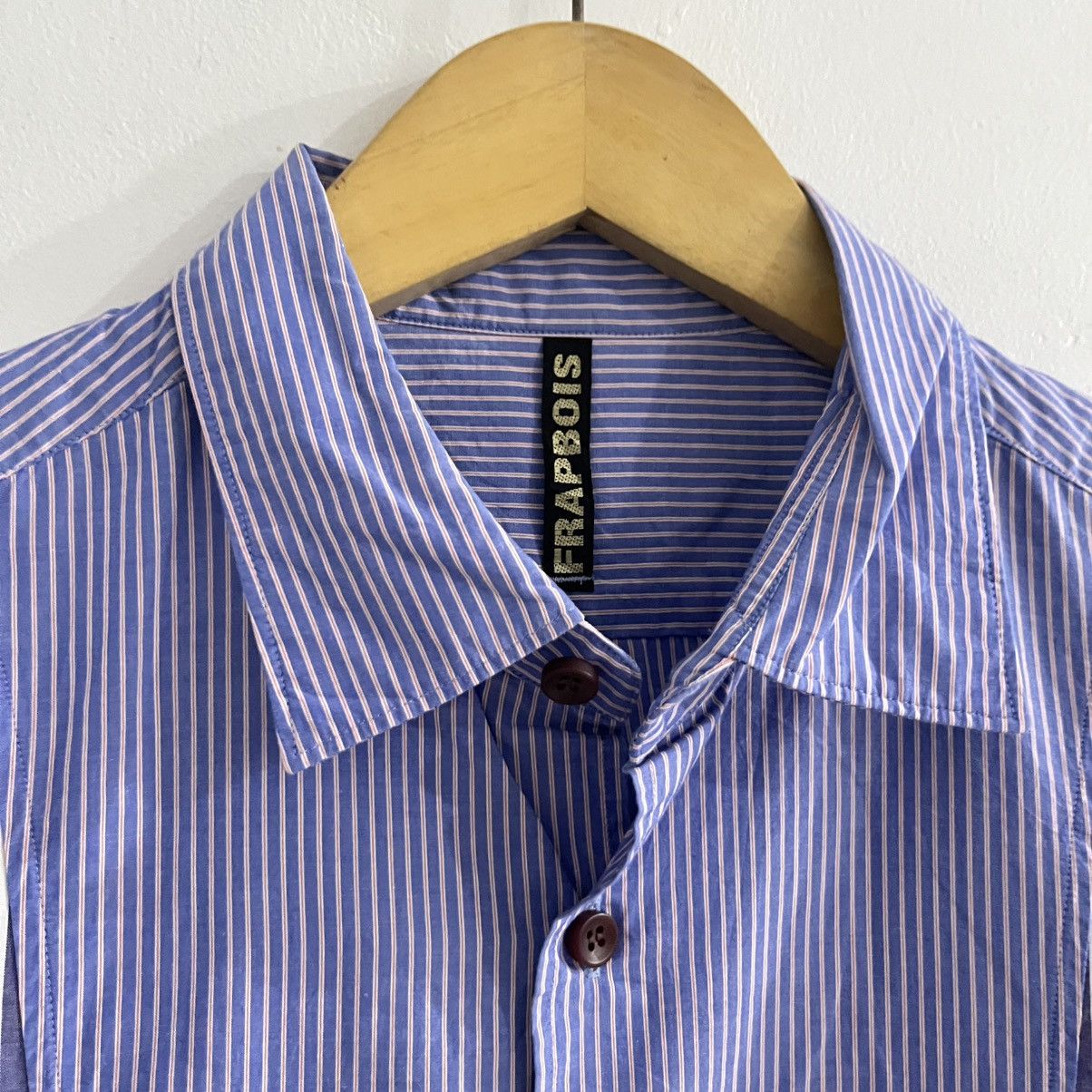 Issey Miyake Frapbois By Issey Miyake - Striped Iconic Shirt Size US M / EU 48-50 / 2 - 4 Thumbnail