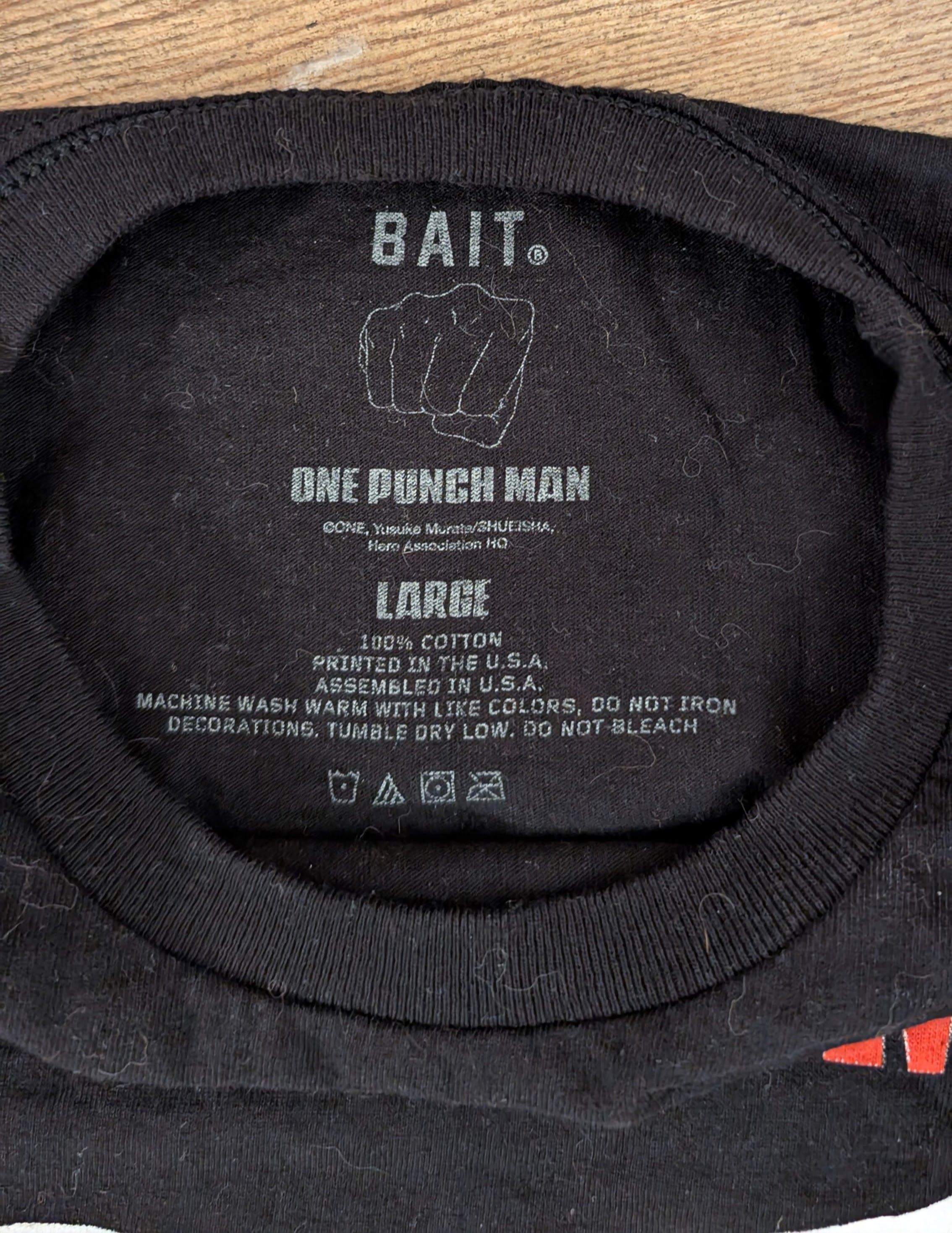 Bait × Vintage BAIT x One-Punch Man Saitama & Boros Shirt Size US L / EU 52-54 / 3 - 7 Thumbnail
