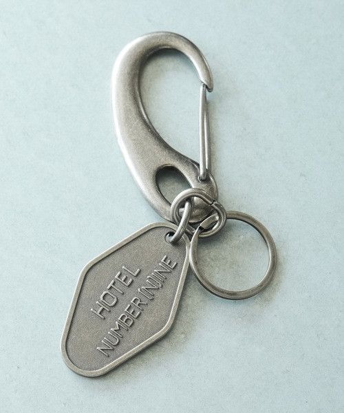 Number (N)ine Number nine LOGO PLATE KEY RIng Size ONE SIZE - 2 Thumbnail