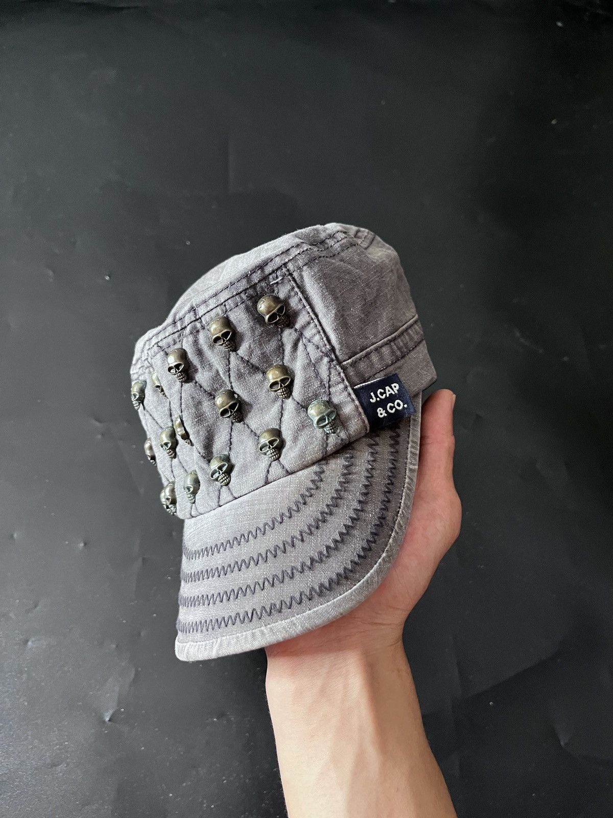Japanese Brand japanese Commando j.cap skull hat Size ONE SIZE - 2 Thumbnail