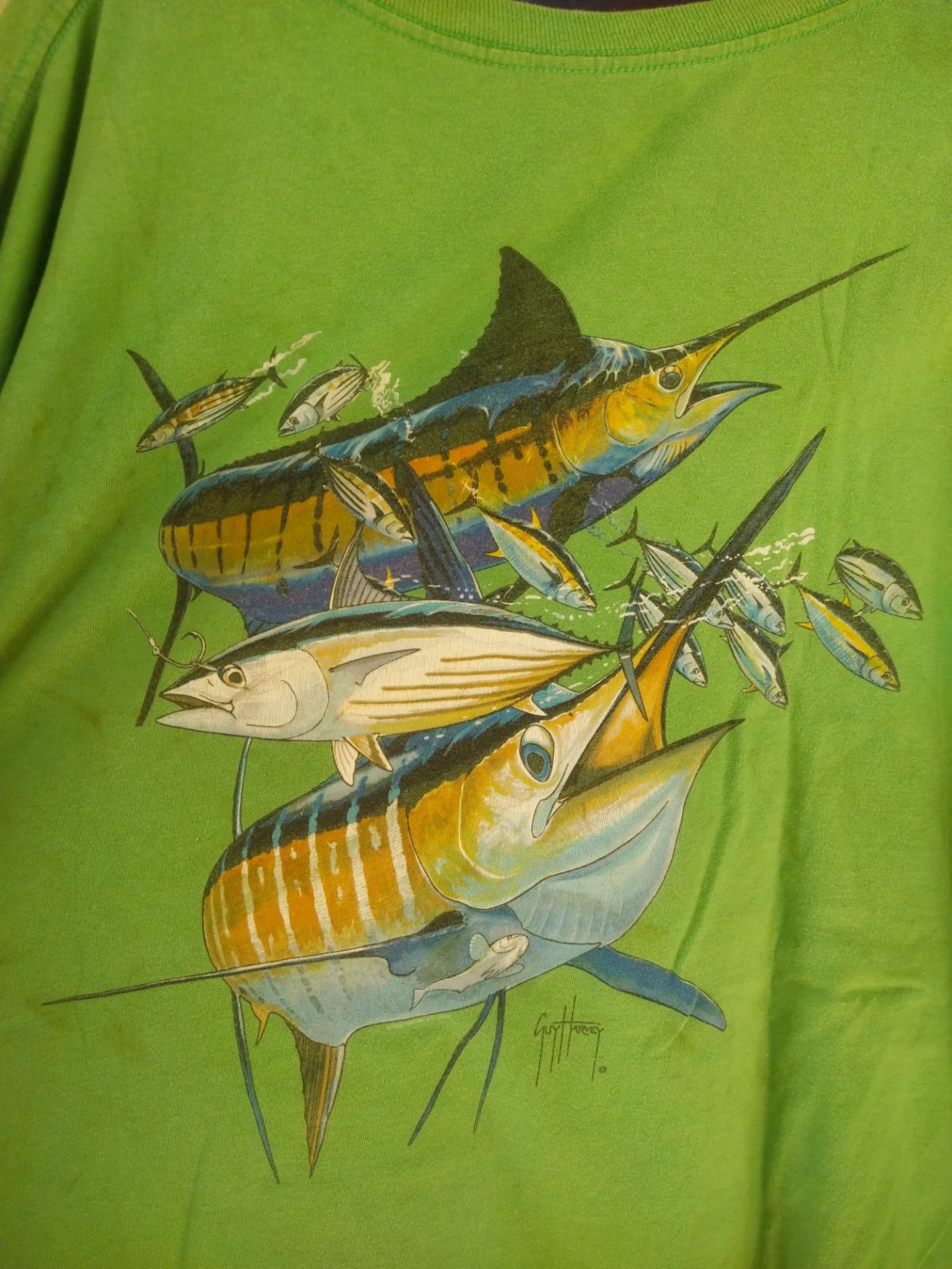 Guy Harvey Guy Harvey Fish Big Print Art XXL Tees Size US XXL / EU 58 / 5 - 2 Thumbnail