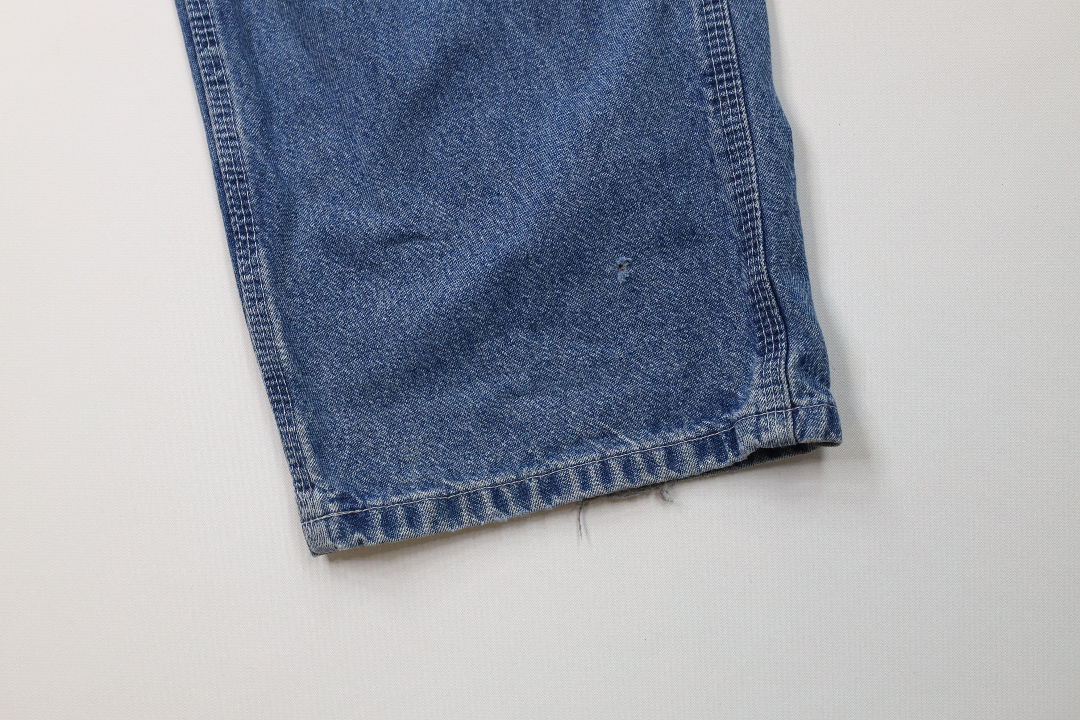 Carhartt Vintage Y2K 2000 Carhartt Wide Leg Dungaree Denim Jeans Size US 36 / EU 52 - 5 Thumbnail