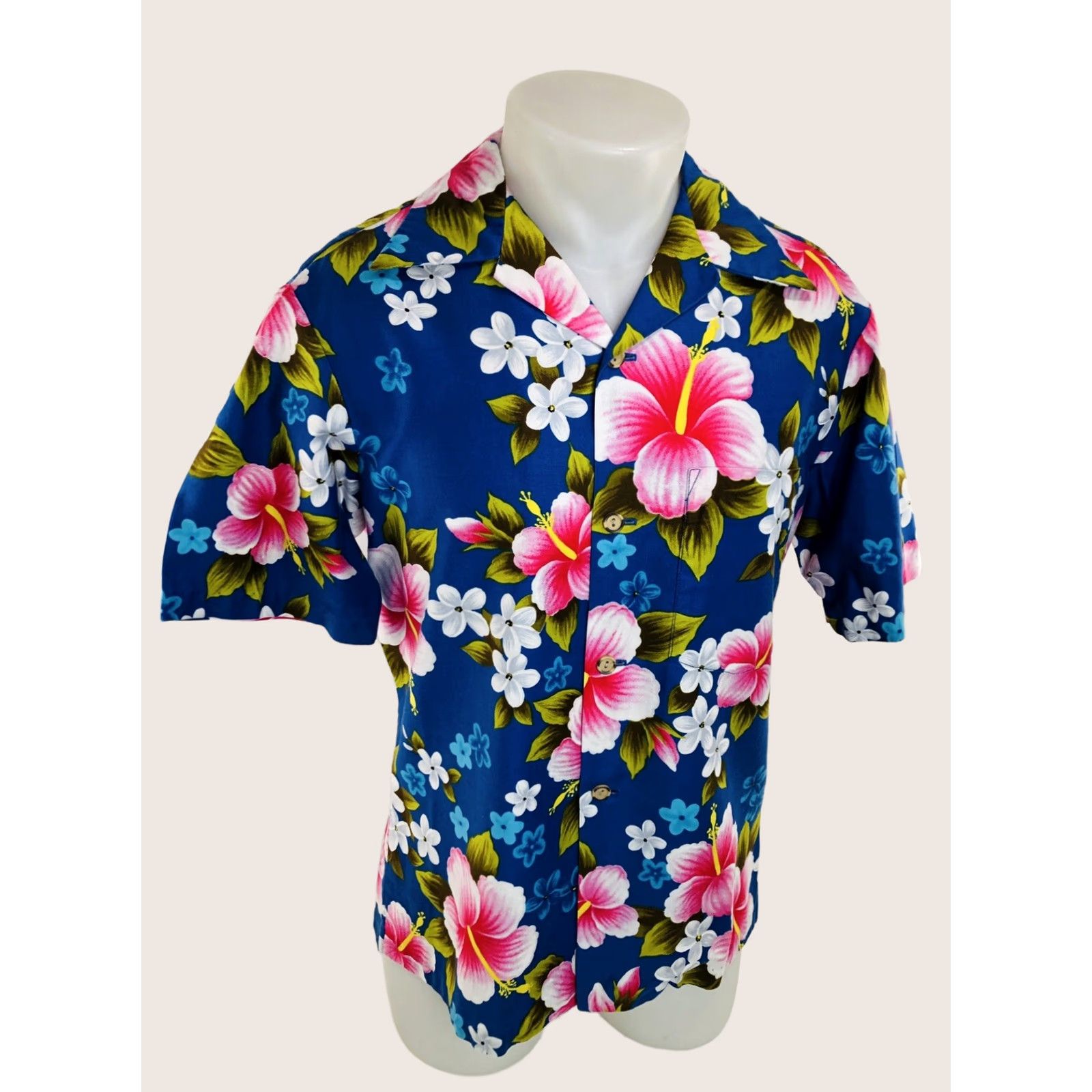 Vintage UI MAIKAI - Floral Hibiscus Vintage Mens S Aloha Hawaiian Shirt Size US S / EU 44-46 / 1 - 1 Thumbnail