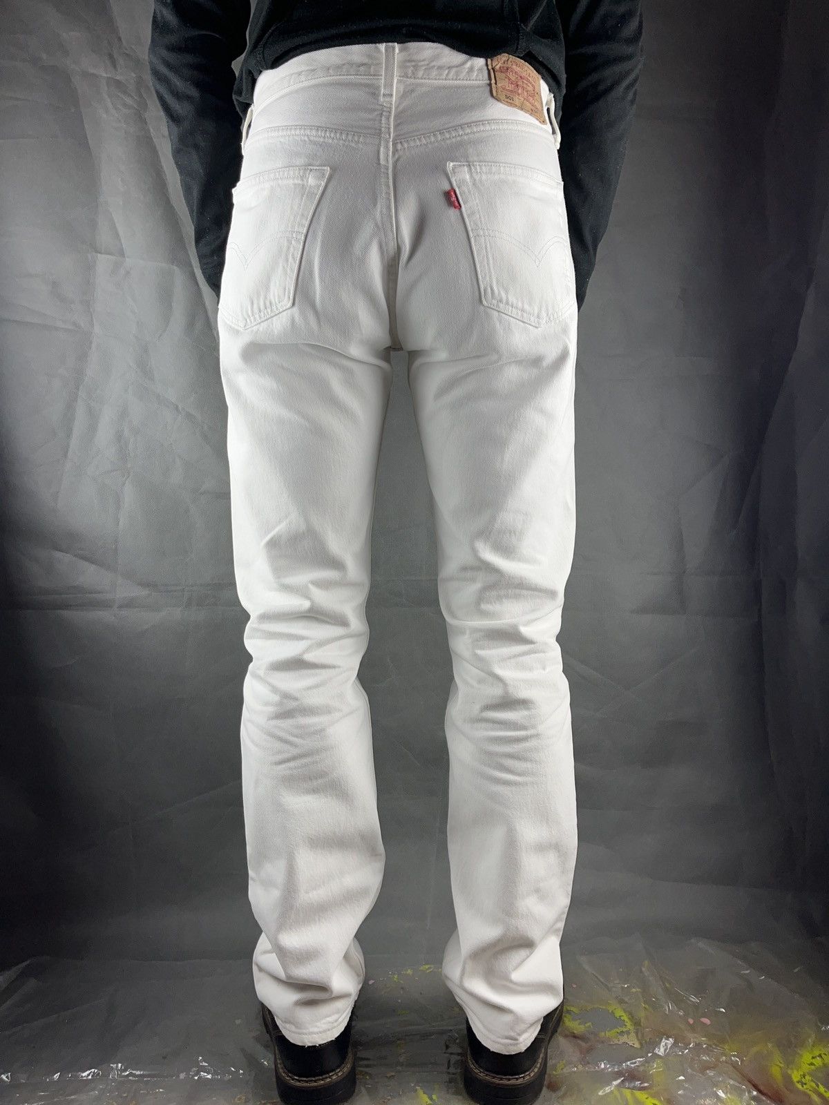 Levi's Levi’s 501 jeans white denim 90s made in Belgium Size US 34 / EU 50 - 3 Thumbnail