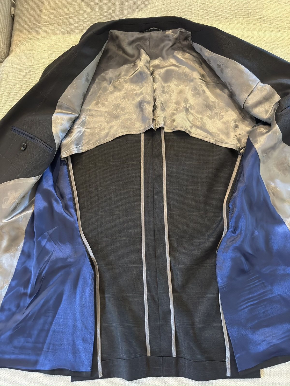 Ted Baker Ted Baker London Made in Italy Window Pane Check Jacket 42R Size 42R - 12 Thumbnail