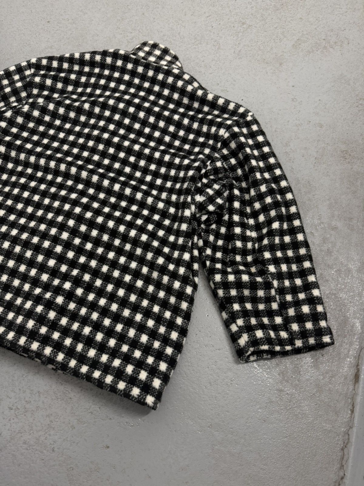 Vintage True Vintage 50s Benson Checkered Wool/ Cashmere Swing Coat Size XL / US 12-14 / IT 48-50 - 14 Thumbnail