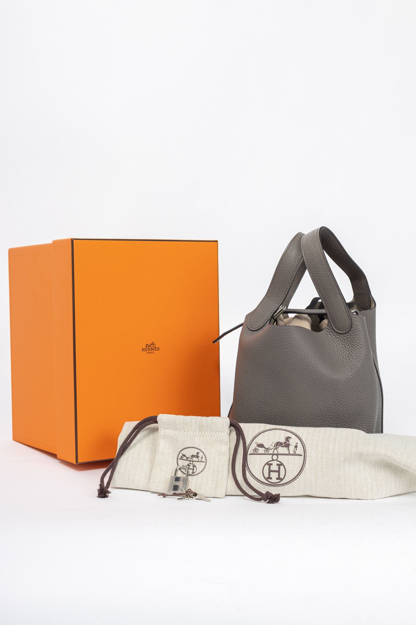 Hermes Hermes Picotin Lock 18 Taurillon Clemence Leather Tote Size ONE SIZE - 13 Thumbnail