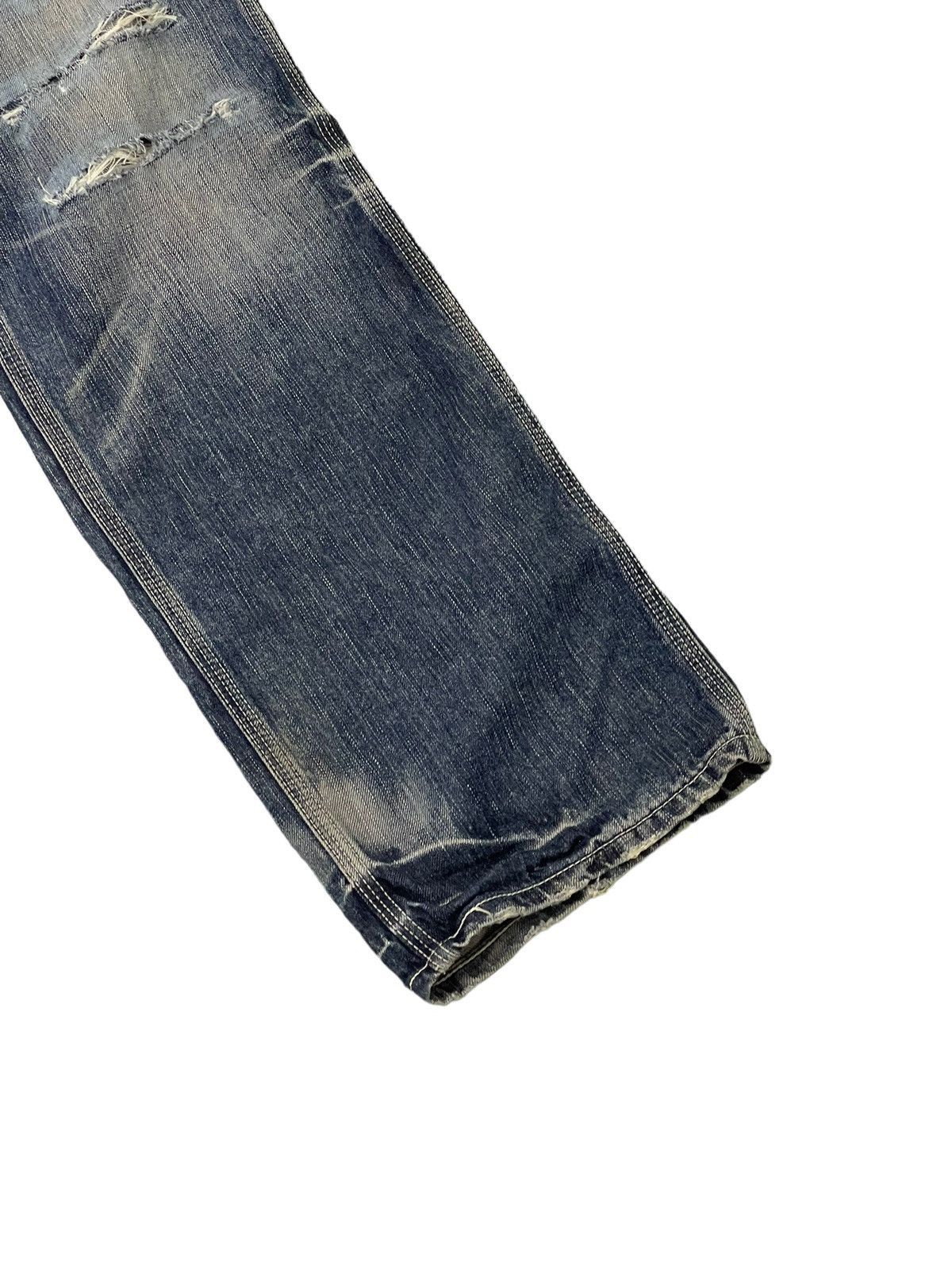 Edwin Carpenter Jeans Edwin Distress Faded Regular 7🟦4 Size US 32 / EU 48 - 13 Thumbnail