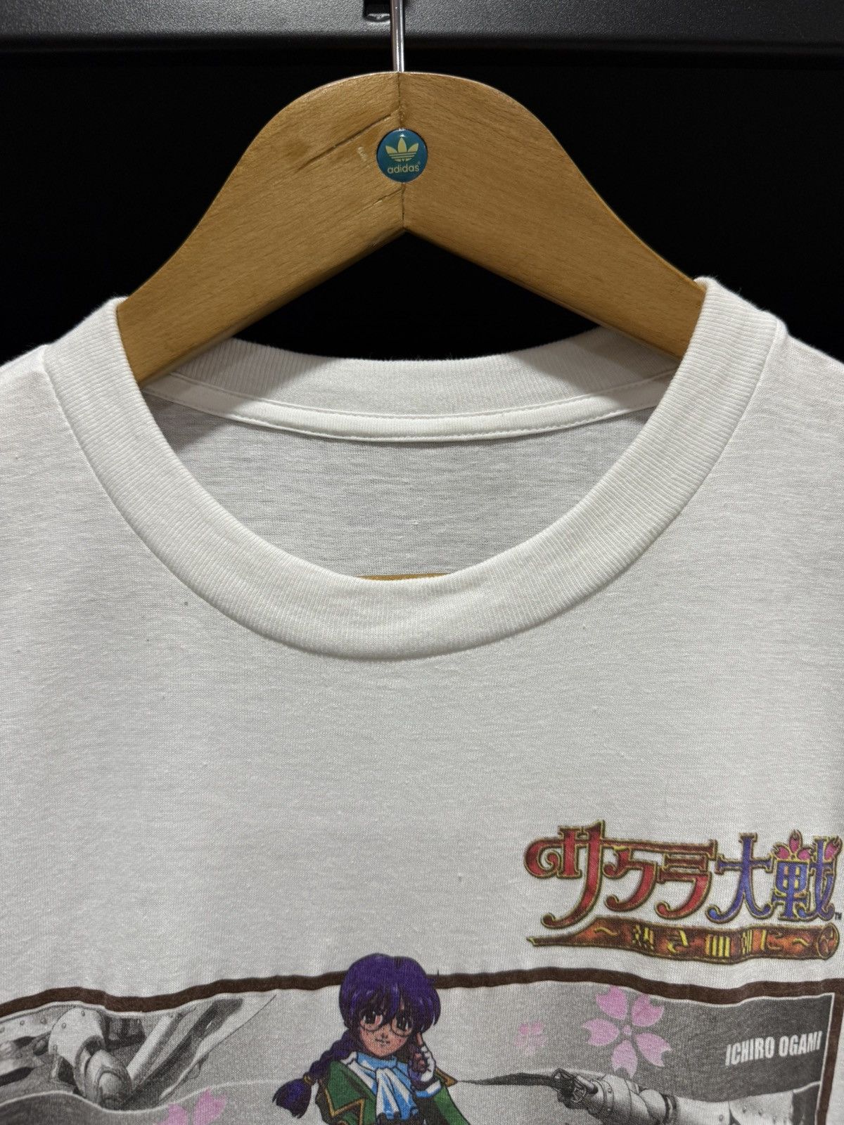 Anime × Optic Gaming × Vintage Vintage 90s Sakura Shingun Wars Video Game Japan Tee Size US M / EU 48-50 / 2 - 6 Thumbnail