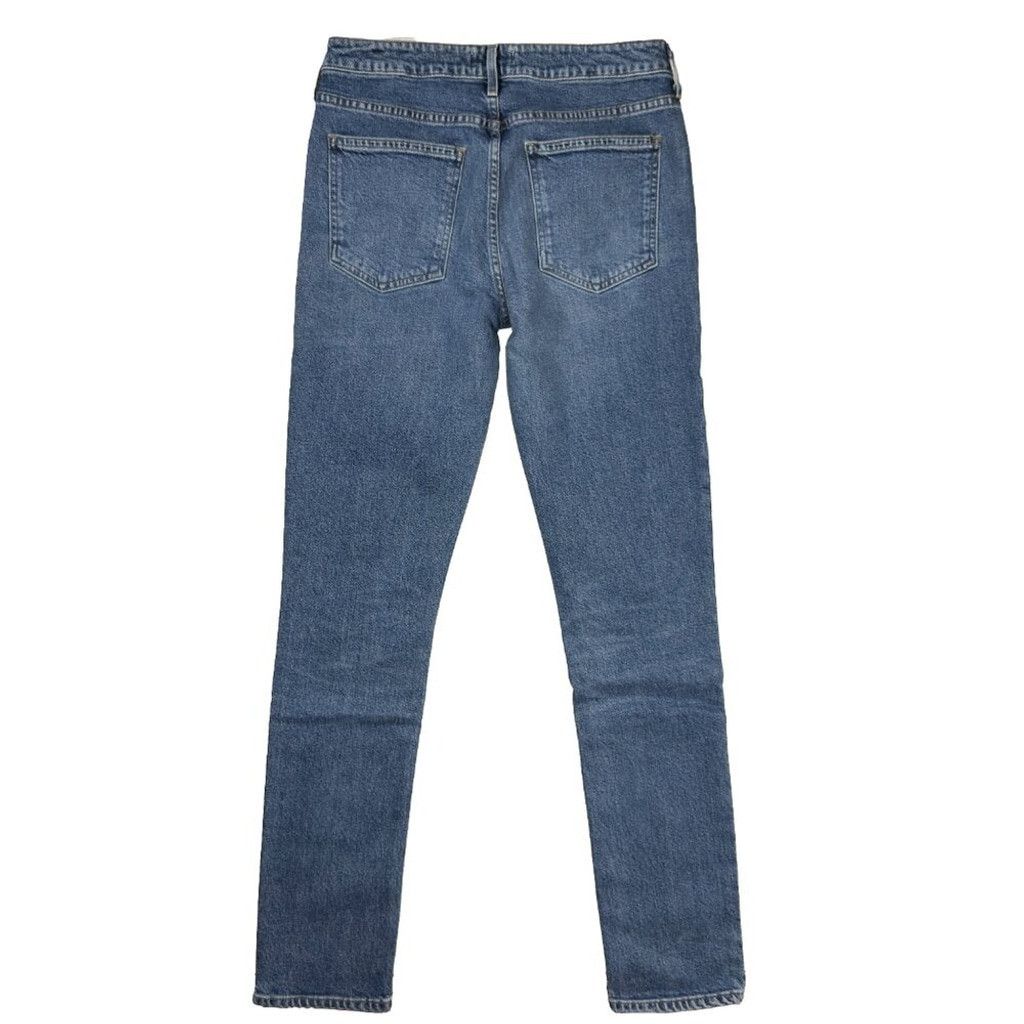 Agolde AGOLDE Devon Stovepipe Organic Denim Blue Wash Jeans Sz 26 Size 26" / US 2 / IT 38 - 4 Thumbnail