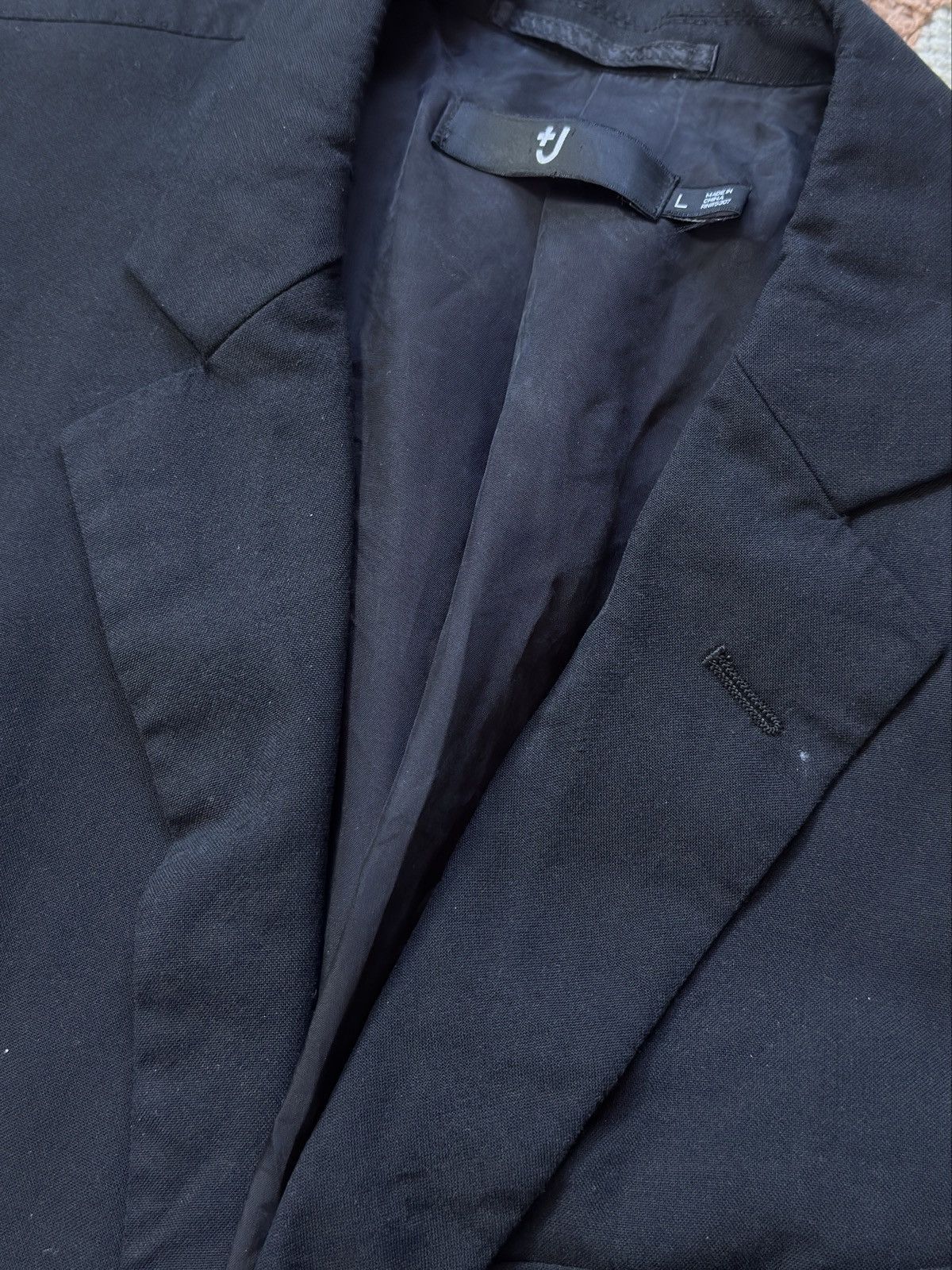 Jil Sander × Vintage VINTAGE +J JIL SANDER 2000s BLAZER Size L / US 10 / IT 46 - 7 Thumbnail