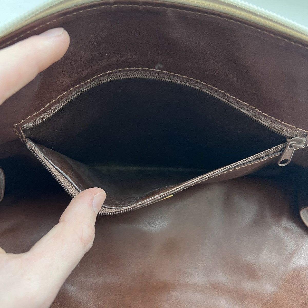 Bally Bally Shoulder White Leather Bag Size ONE SIZE - 17 Thumbnail