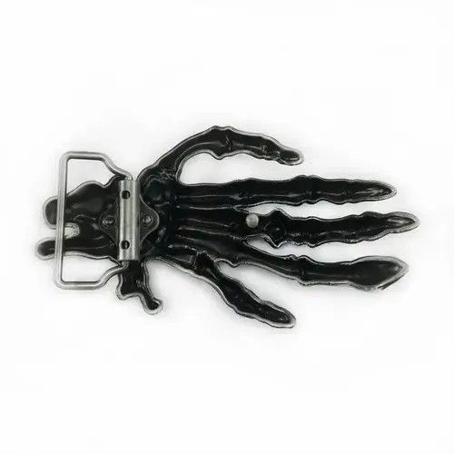 Other Skull Hands Metal belt buckle ( no belt ) Size ONE SIZE - 4 Thumbnail