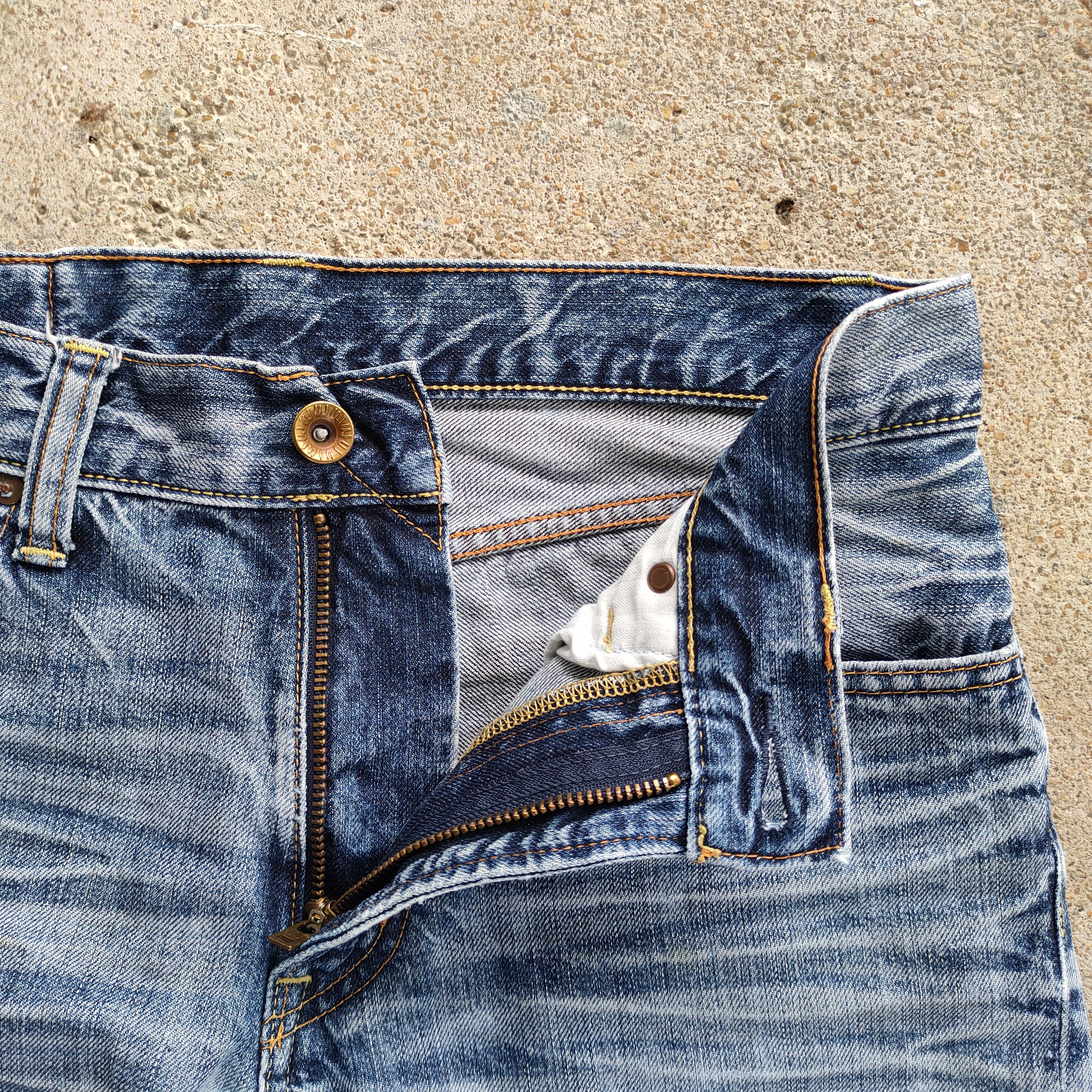 Jean W32 VINTAGE JAPANESE FADED DISTRESSED DENIM JEANS PANTS Size US 32 / EU 48 - 9 Thumbnail