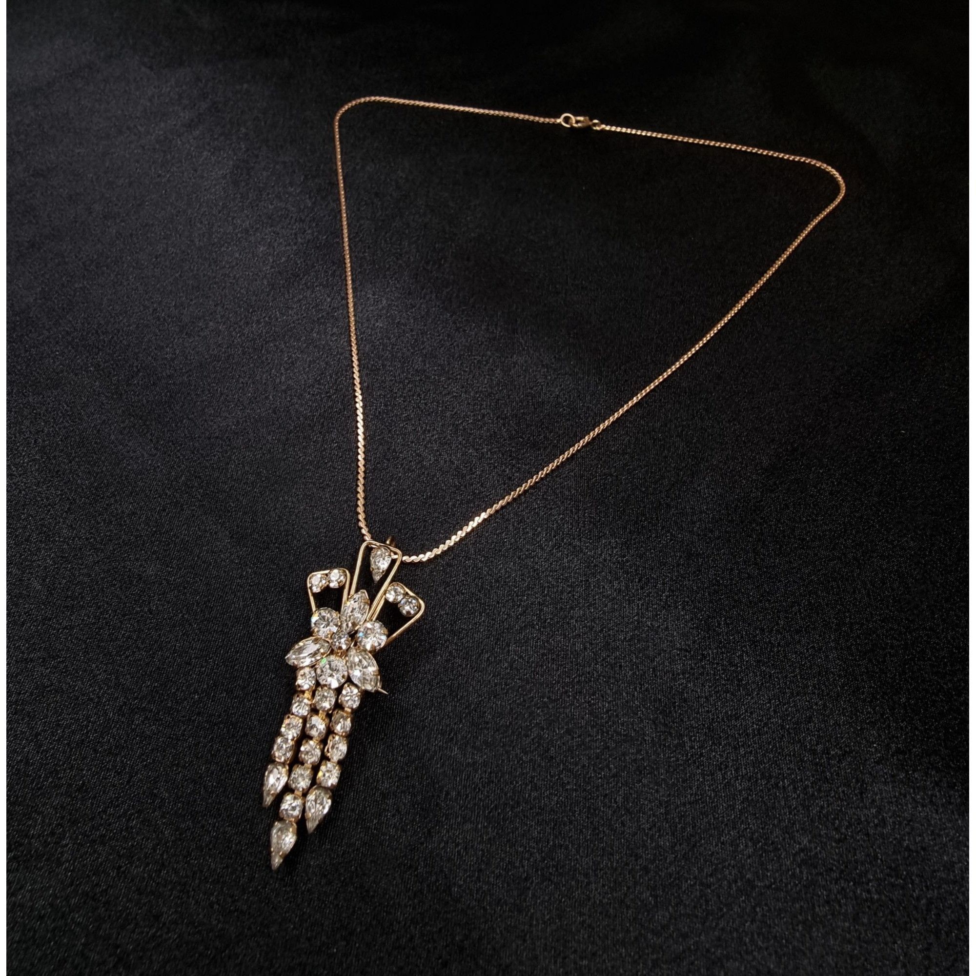 Vintage Vintage Star-Art 1/20 12 GF 1960s Necklace & Brooch Combo Wi Size ONE SIZE - 2 Thumbnail