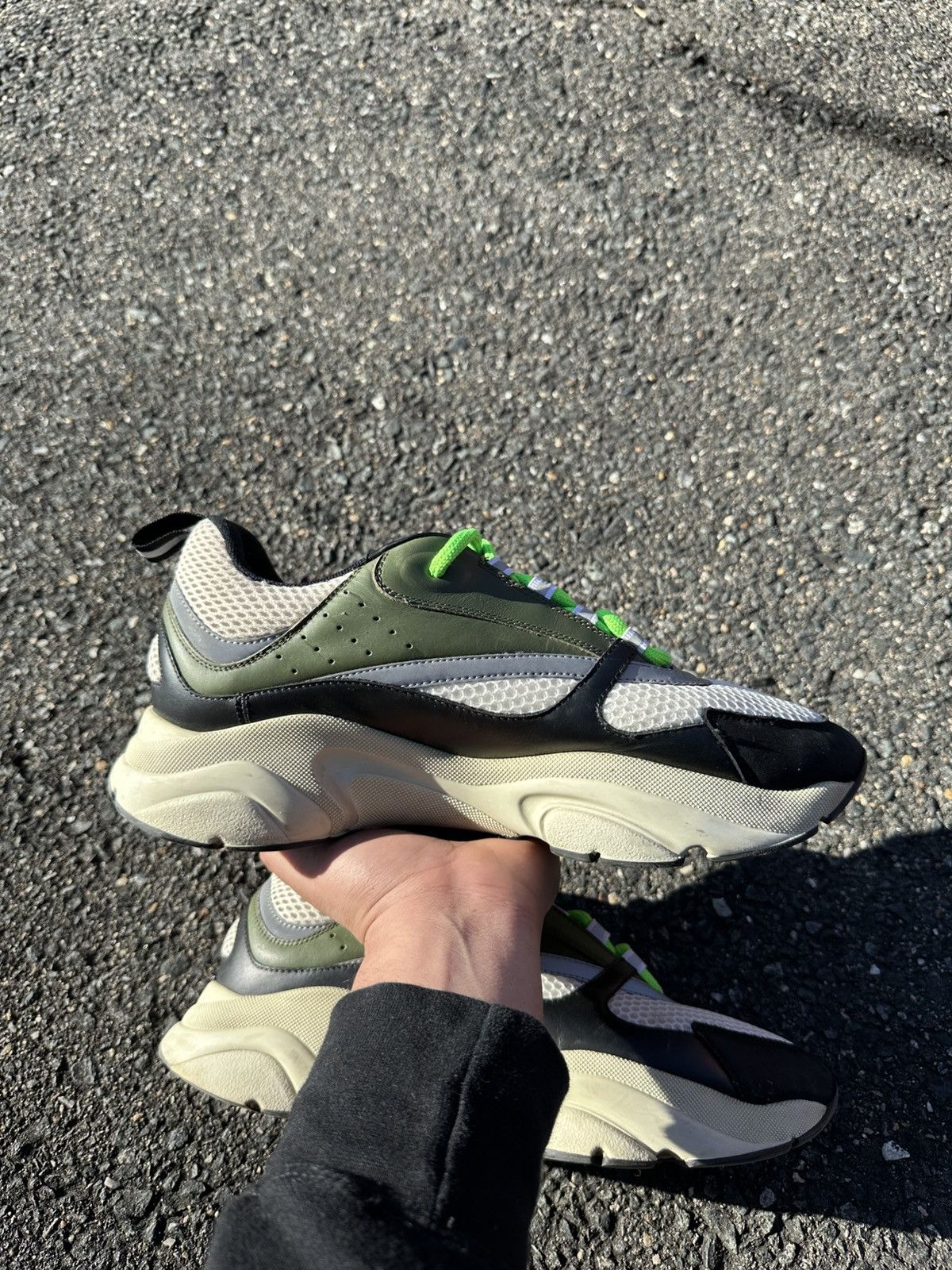 Dior Dior B22 Khaki Pistachio Size US 11 / EU 44 - 12 Thumbnail