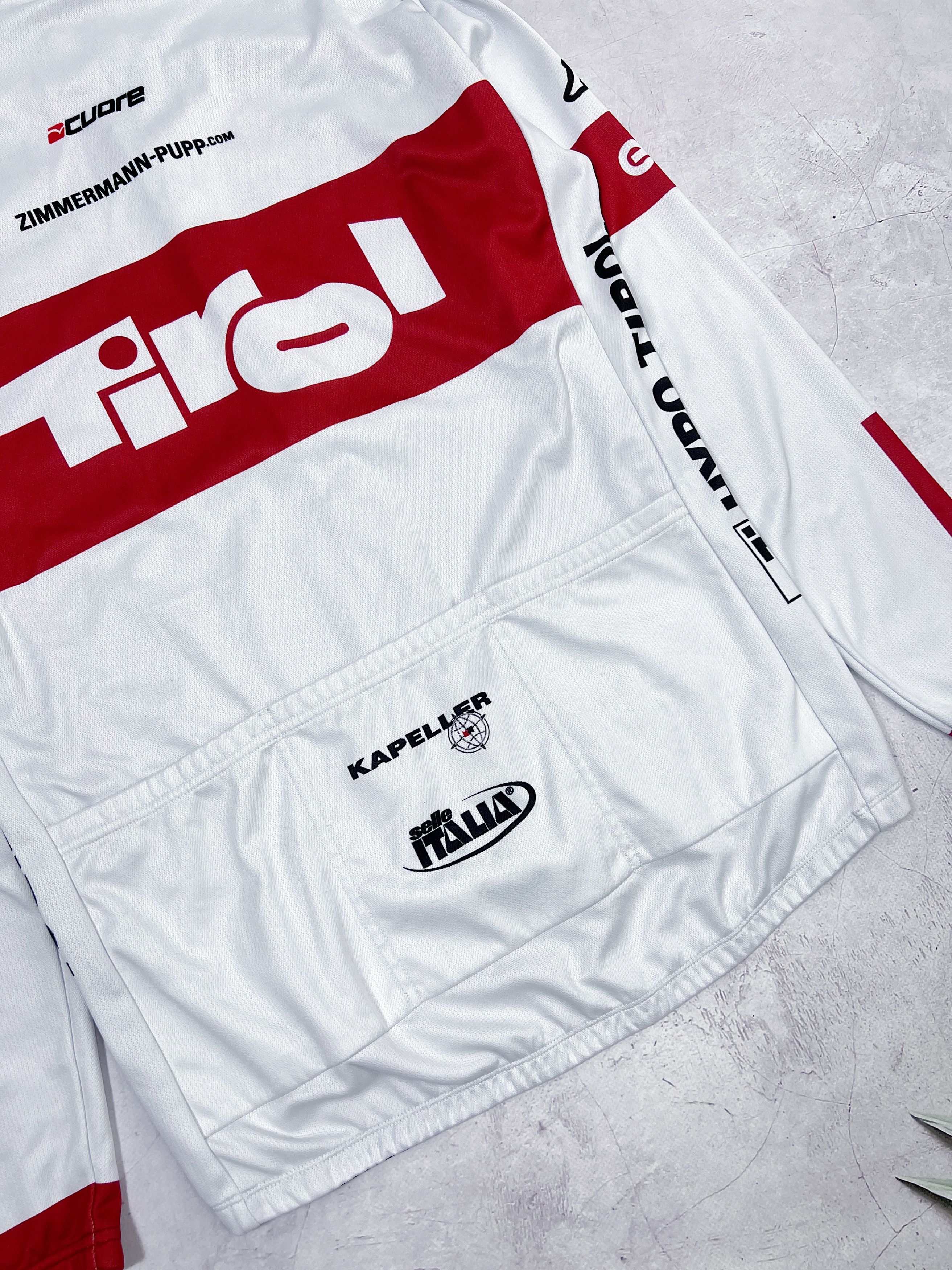 Vintage Cuore Tirol Warm Cycling Jersey FIAT KTM Size US M / EU 48-50 / 2 - 20 Thumbnail