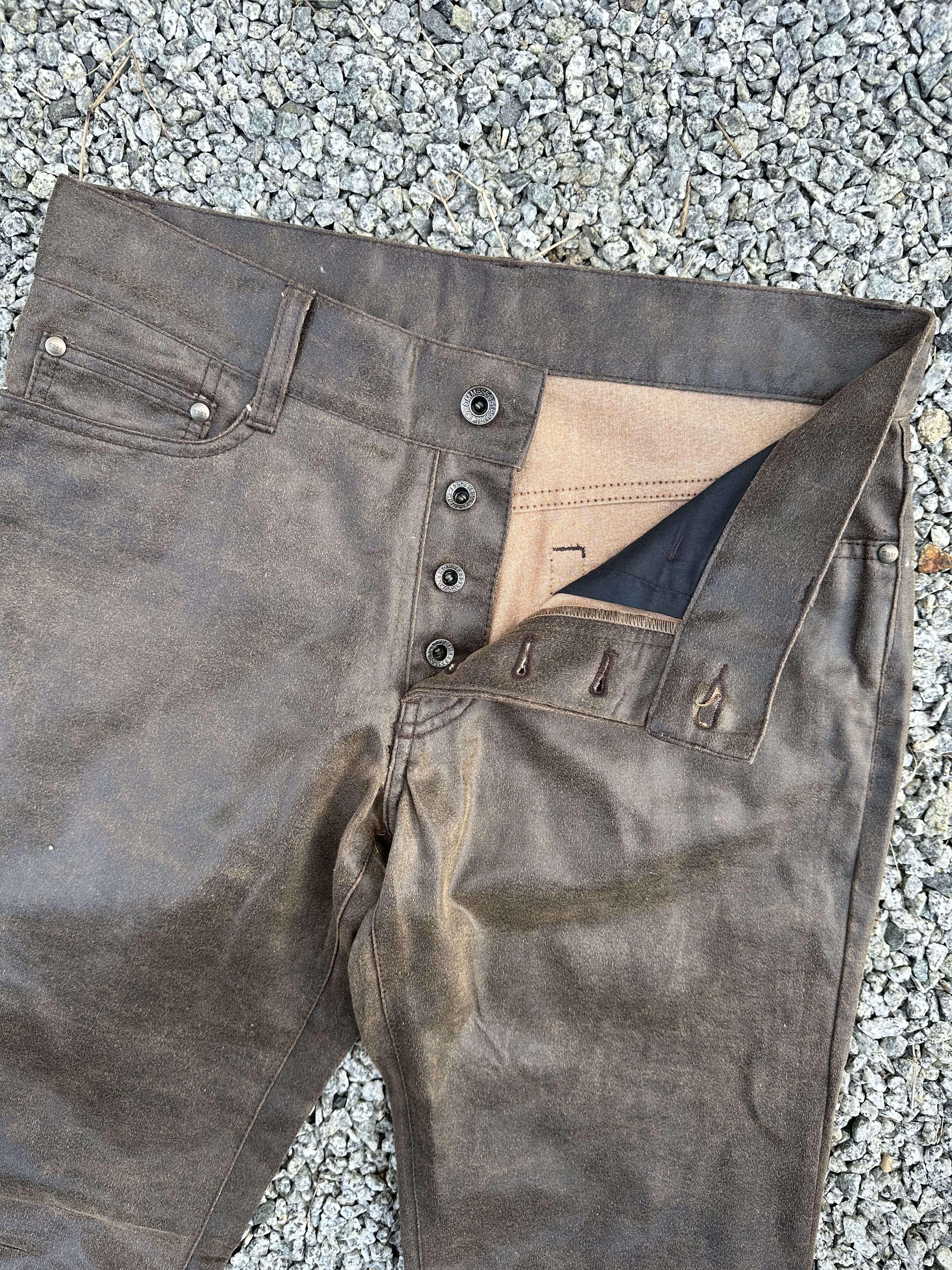 5351 POUR LES HOMMES Rare!! Japanese Brand 5351 Pour Les Homme Glitter Wood Pants Size US 30 / EU 46 - 8 Thumbnail