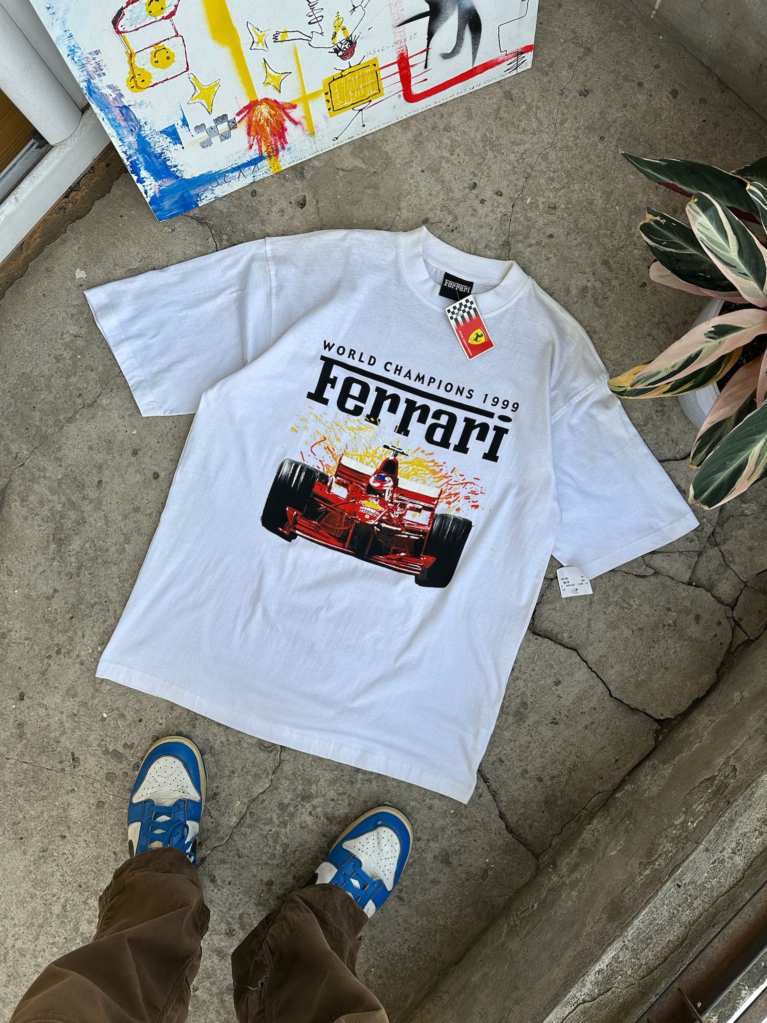 Vintage Ferrari tee 1999 new with tag!