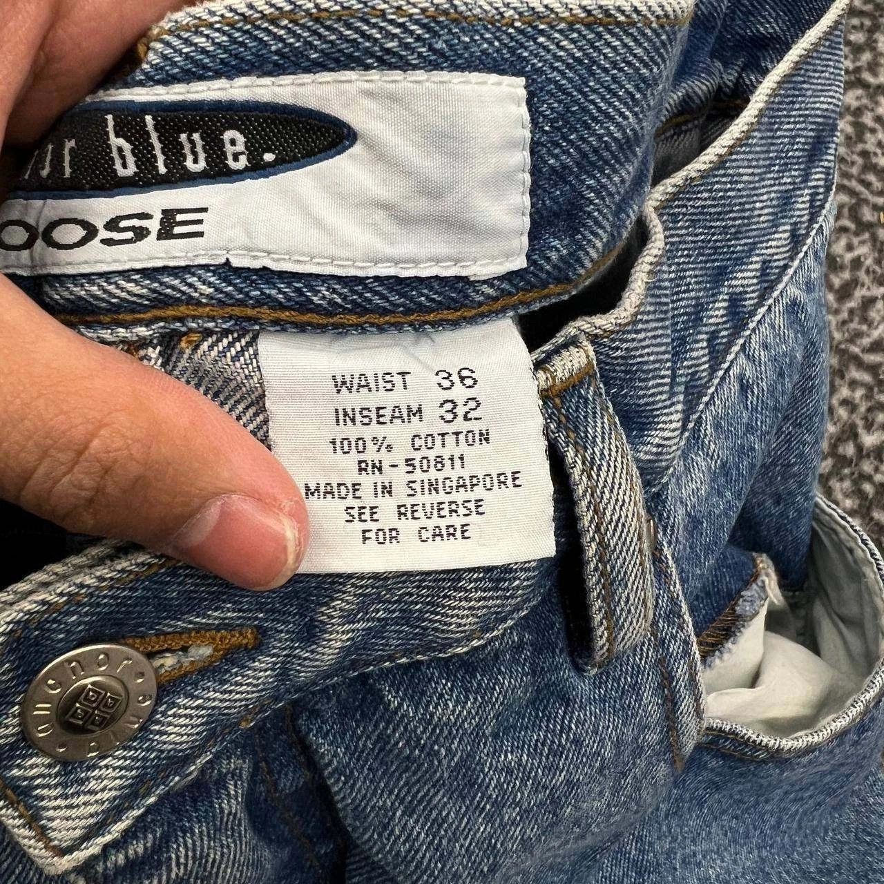 Anchor Blue Anchor Blue Jeans 36x32 Loose Fit Denim Pocket Cotton Y2K Size US 36 / EU 52 - 8 Thumbnail