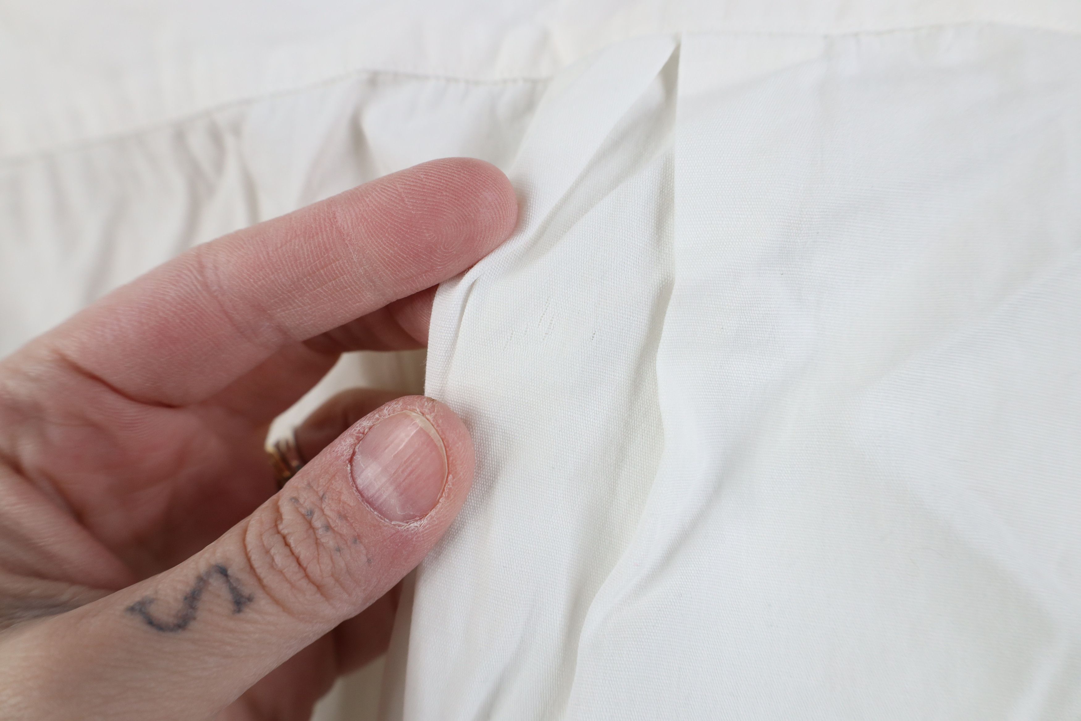 Vintage Vintage 50s Satin Stripe Single Needle Sleeve Button Shirt Size US XL / EU 56 / 4 - 9 Thumbnail