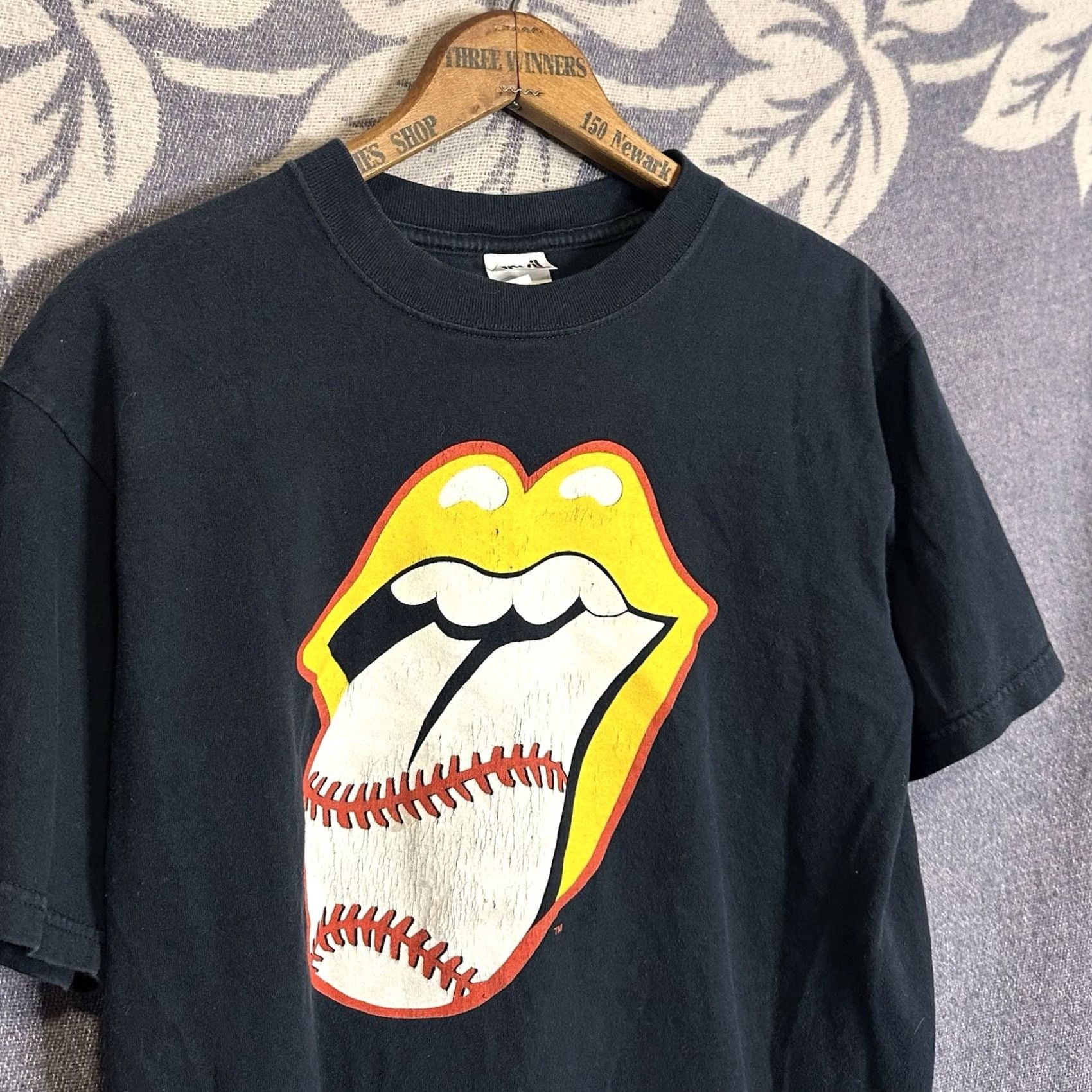 Anvil VINTAGE Rolling Stones 2005 Tour Shirt PNC Park Pittsburgh PA Black Size S Mens Size US S / EU 44-46 / 1 - 2 Thumbnail