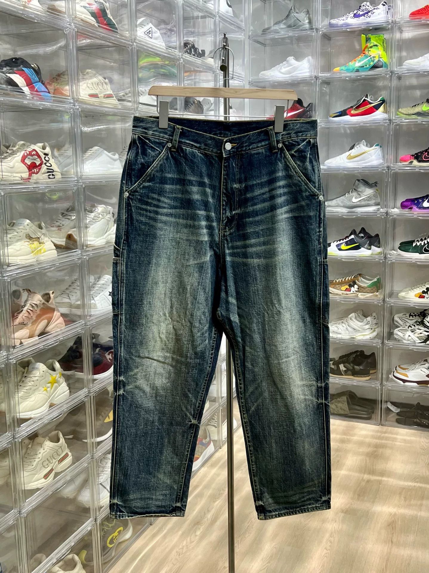 Madness Madness Denim Blue Denim Jeans 32 Men Size US 32 / EU 48 - 1 Thumbnail