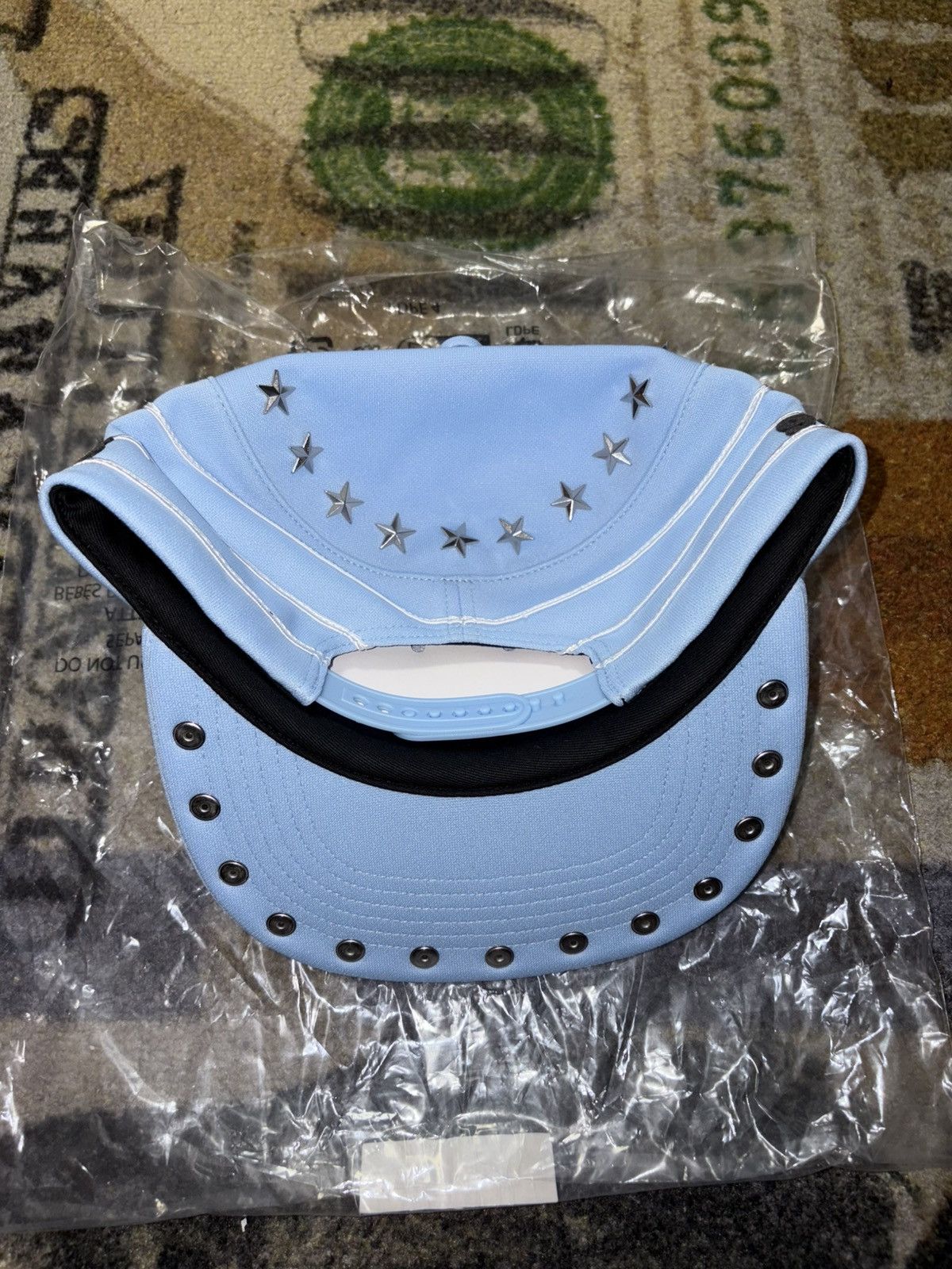 帽子 Supreme Stars Studded Pillbox Hat Blue Supreme Stars Studded Pillbox Hat Light Blue Brand New In