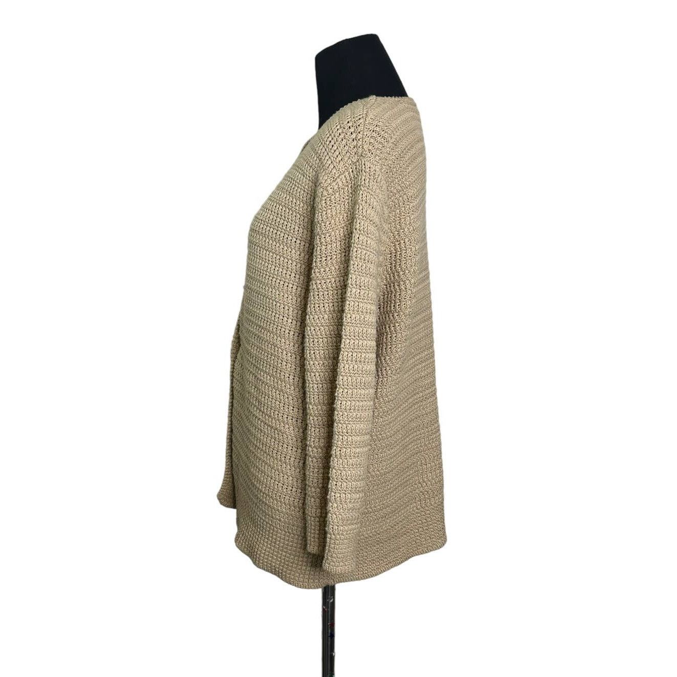 Jones New York Jones New York beige one button cardigan size Large Size L / US 10 / IT 46 - 8 Thumbnail
