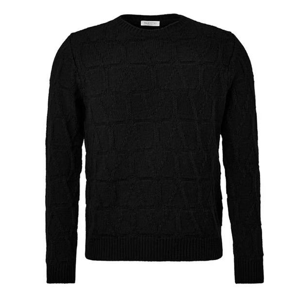 o1g2r1mq0824 Crew Neck Jumper in Black