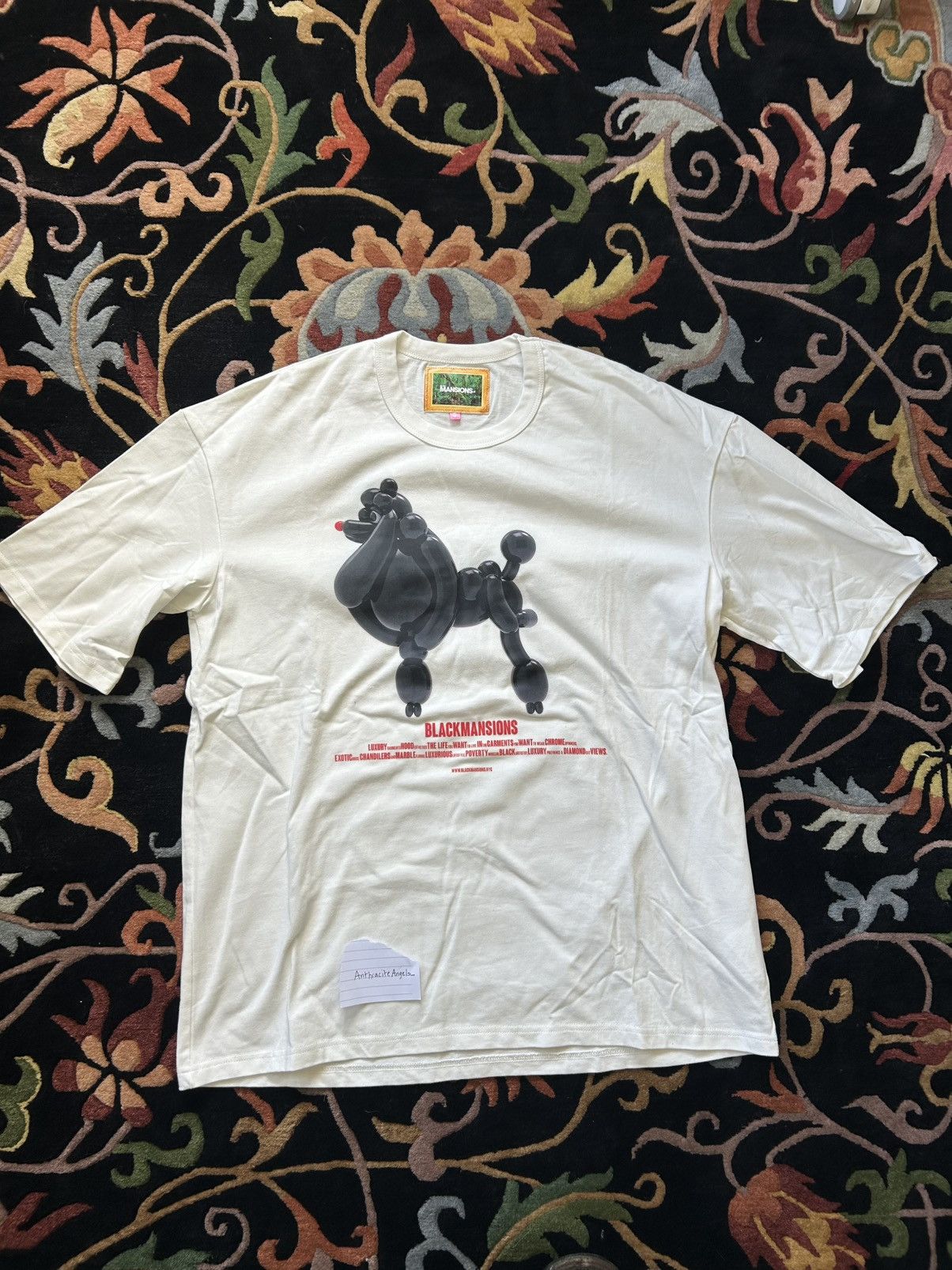 Black Mansion Poodle tshirt