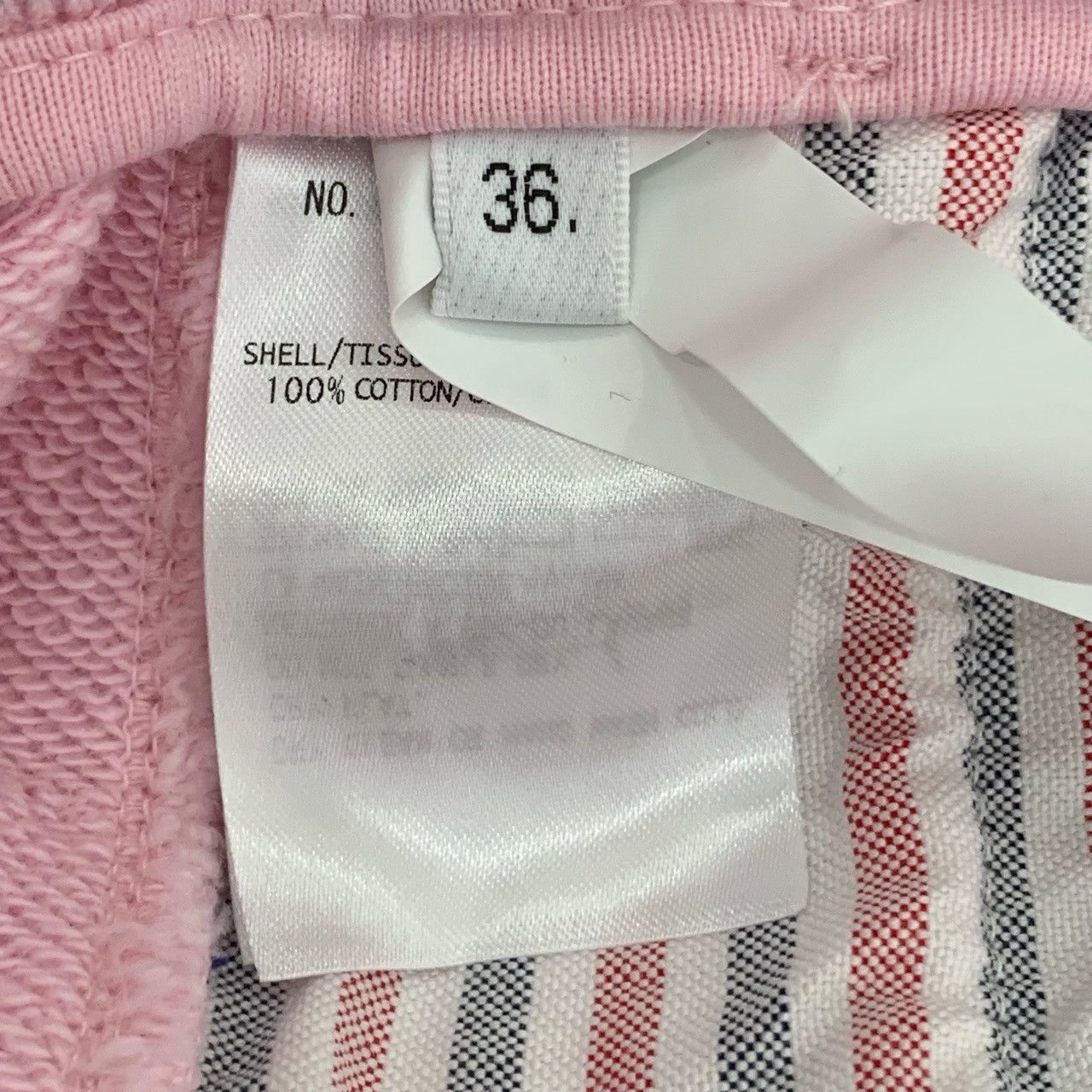 Thom Browne Thom Browne Pink 4-Bar Cotton Sweatpants (Size 36) Size 25" / US 0 / IT 36 - 3 Thumbnail