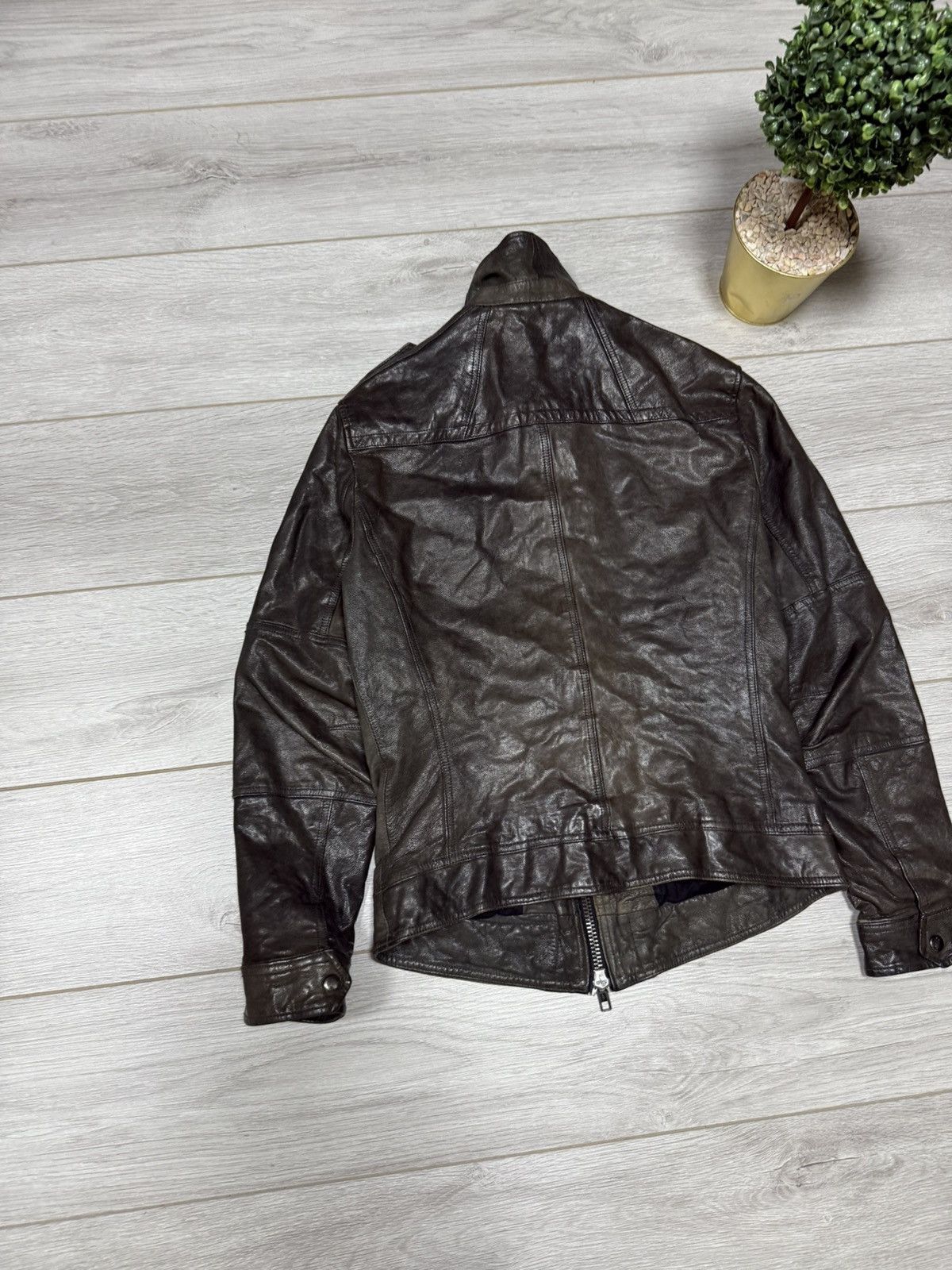 Allsaints Allsaints leather spitalfields vintage jacket biker Size US S / EU 44-46 / 1 - 8 Thumbnail